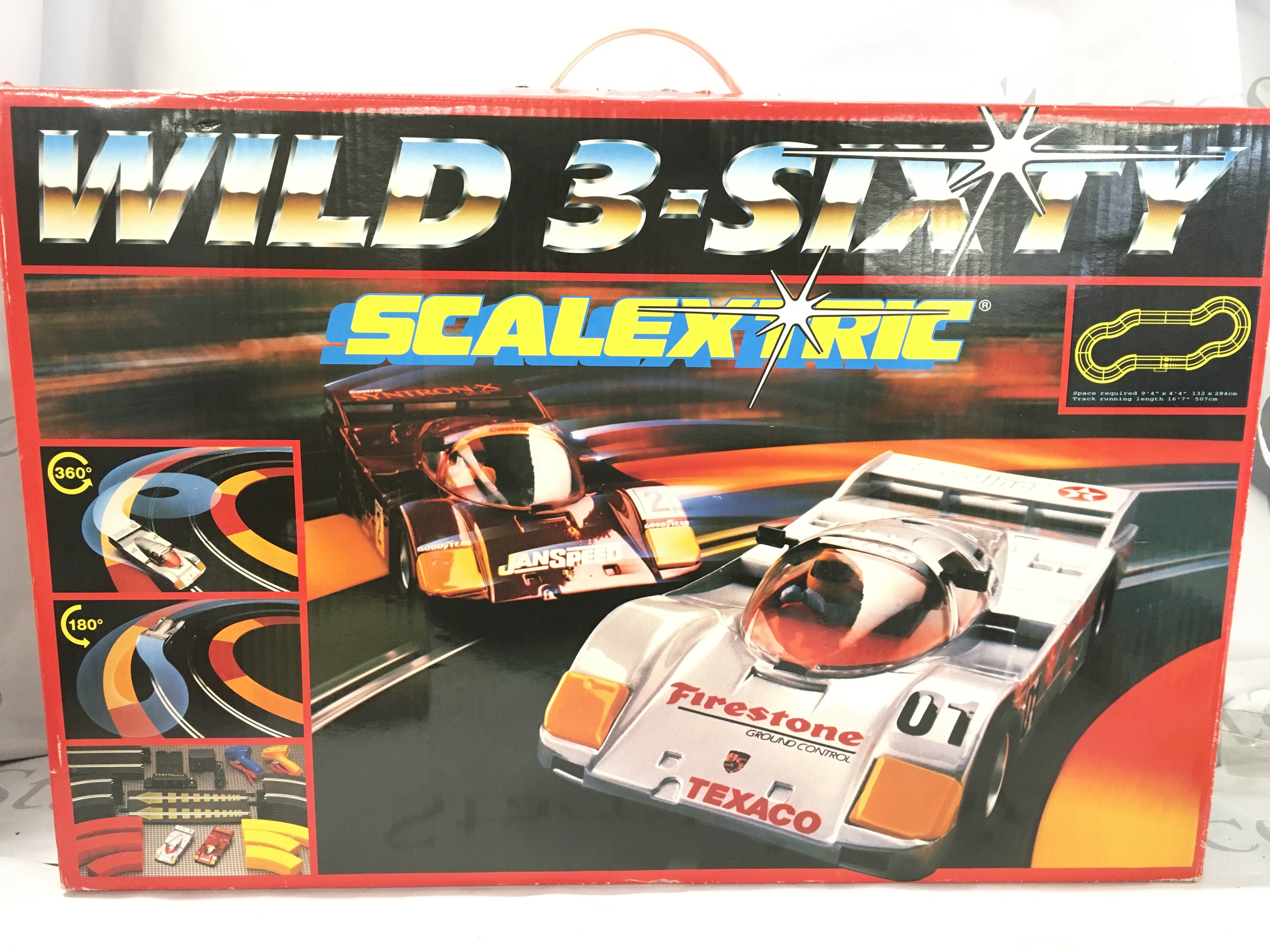 A Bo Ed Scalextric Wild 3-Sixty Set. No Reserve.