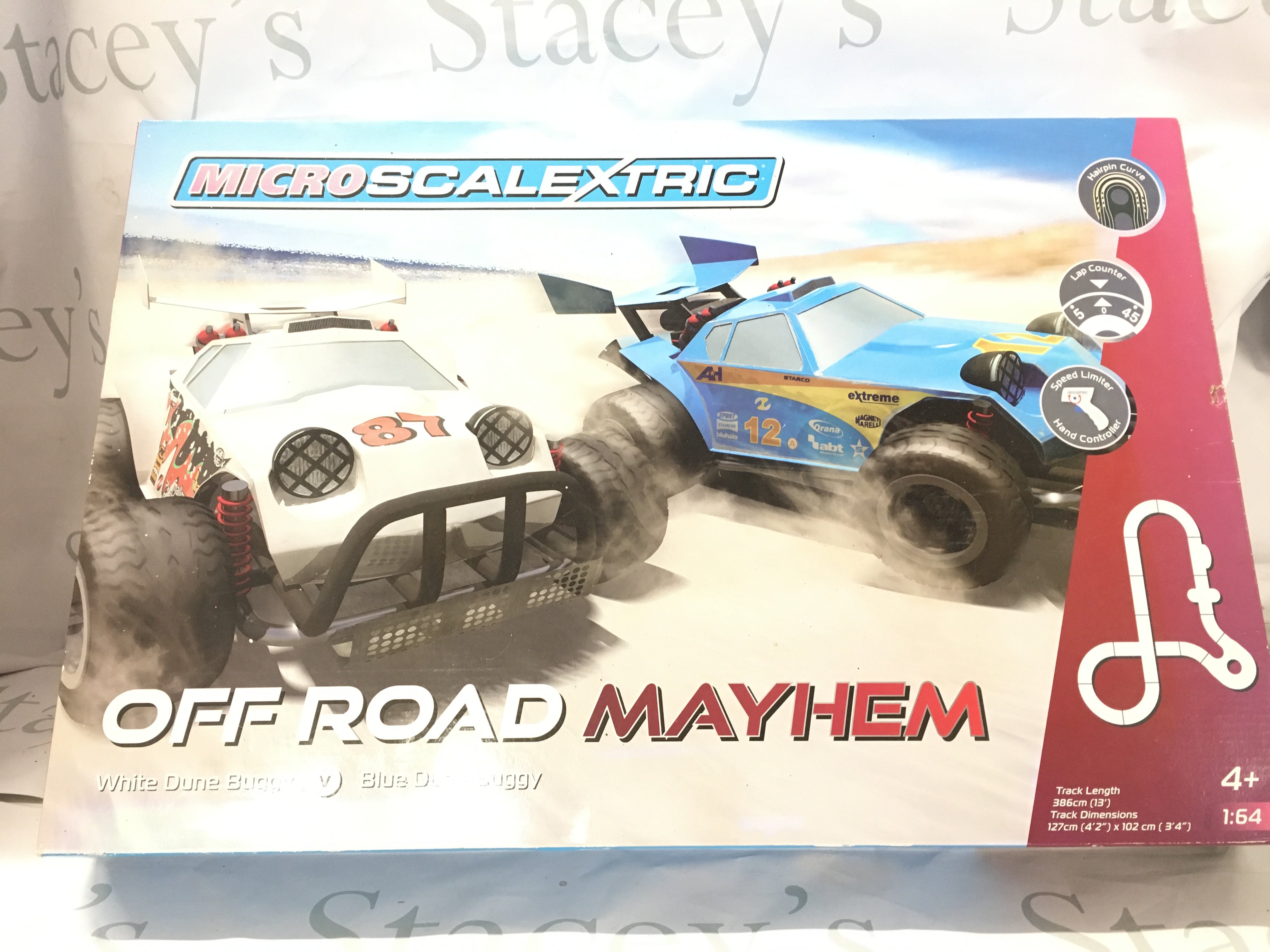 A Boxed Micro Scalextric Off Road Mayhem Set. No Reserve.
