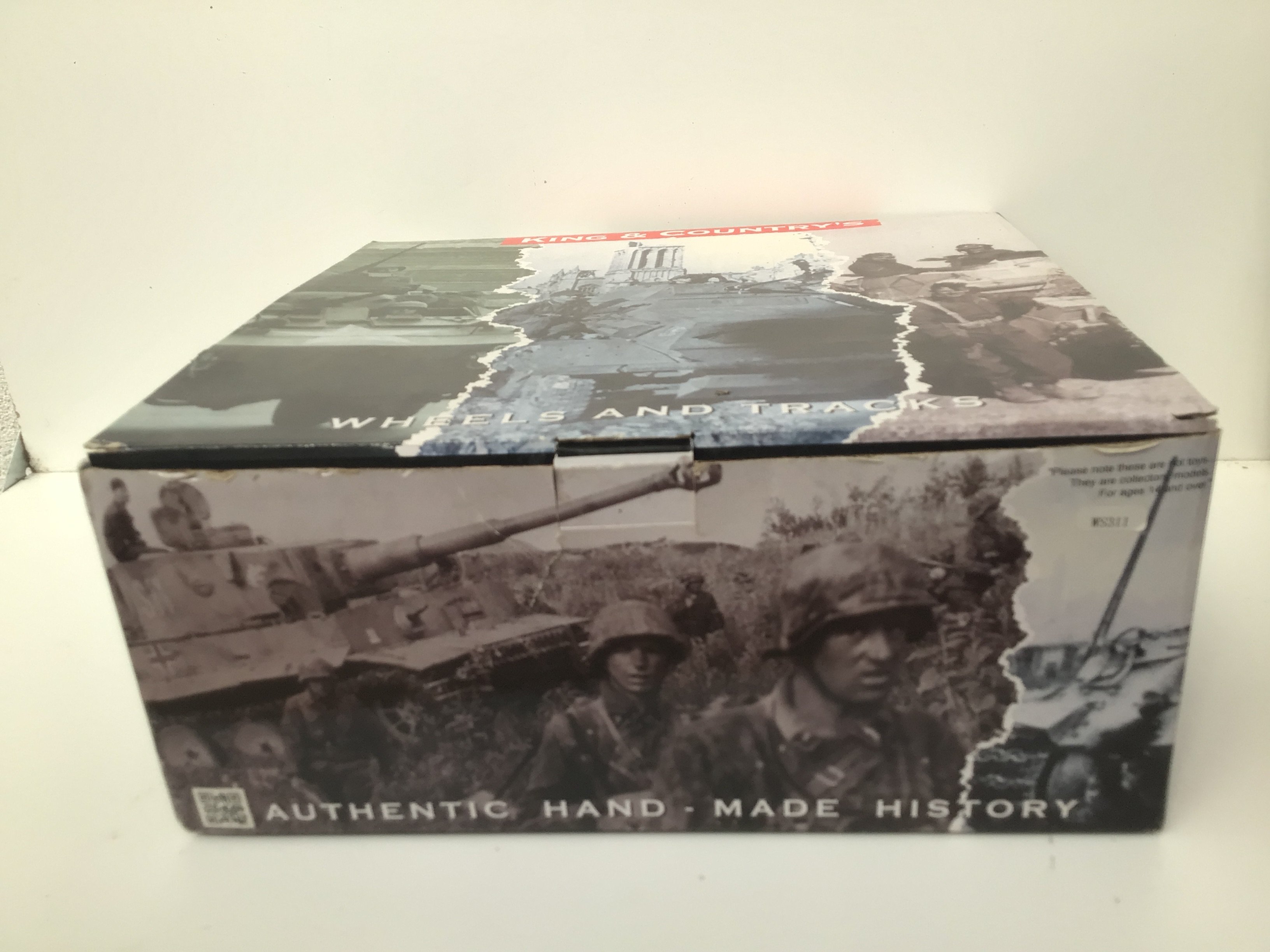 A boxed King and Country Minature Military model set featuring WWII German Forces. Features Karl Ottos Tiger 1. No WSS311. No reserve