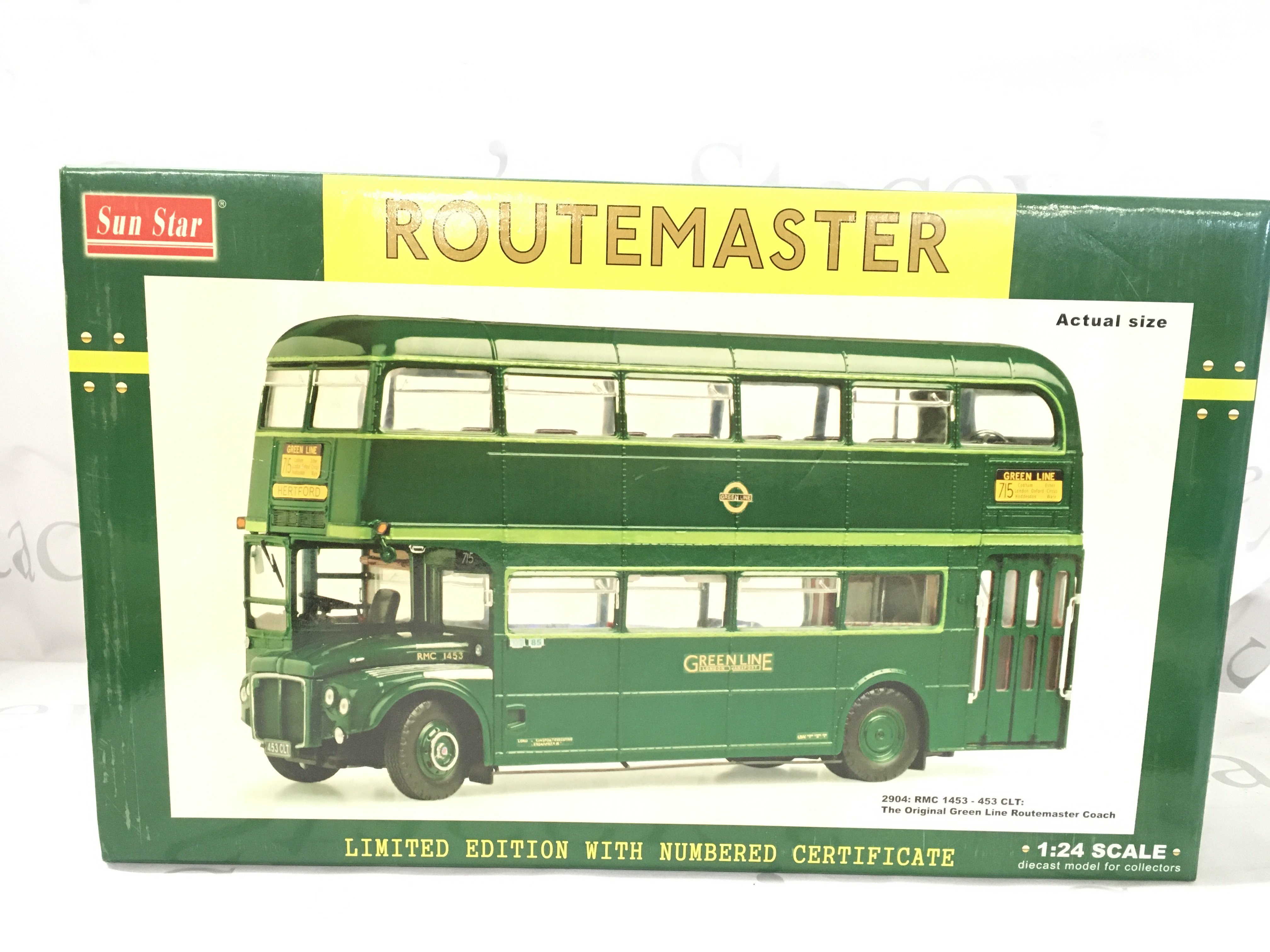A Boxed Sun Star 1/24 Scale Routemaster 2904 RMC 1453-453 CLT.