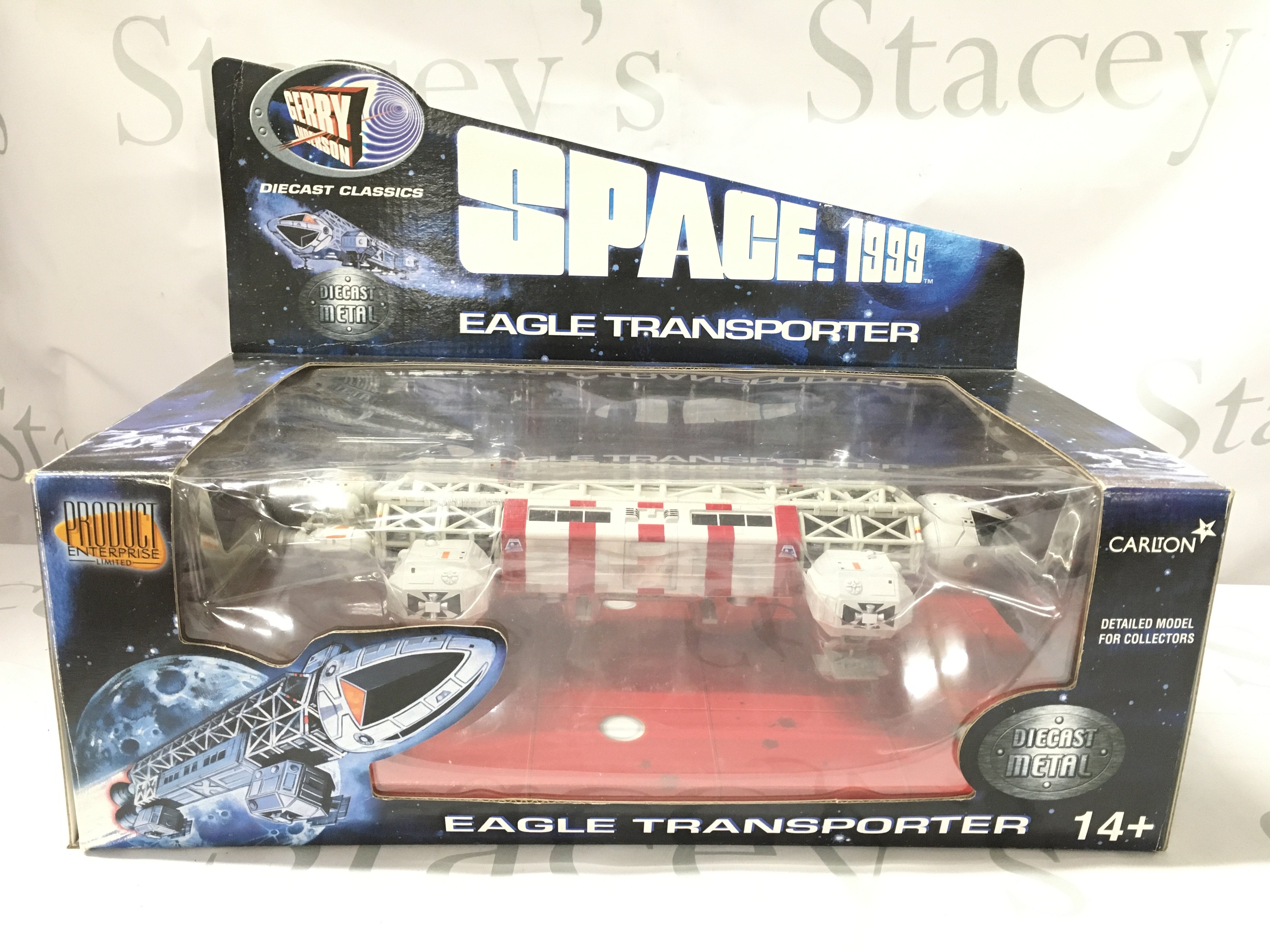 A Boxed Product Enterprise Space 1999 Eagle Transporter.