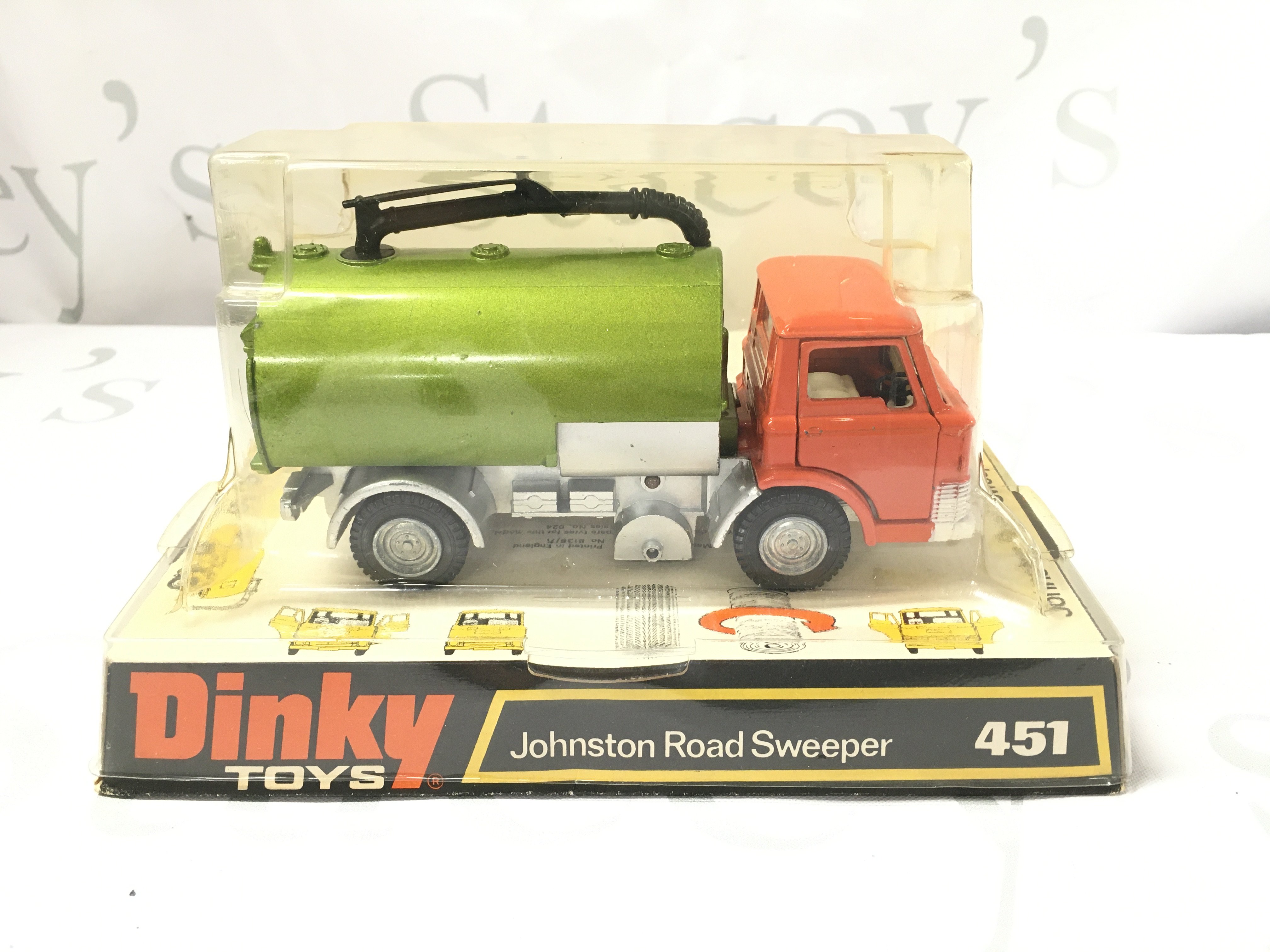 A Boxed Dinky Johnston Sweeper #451.