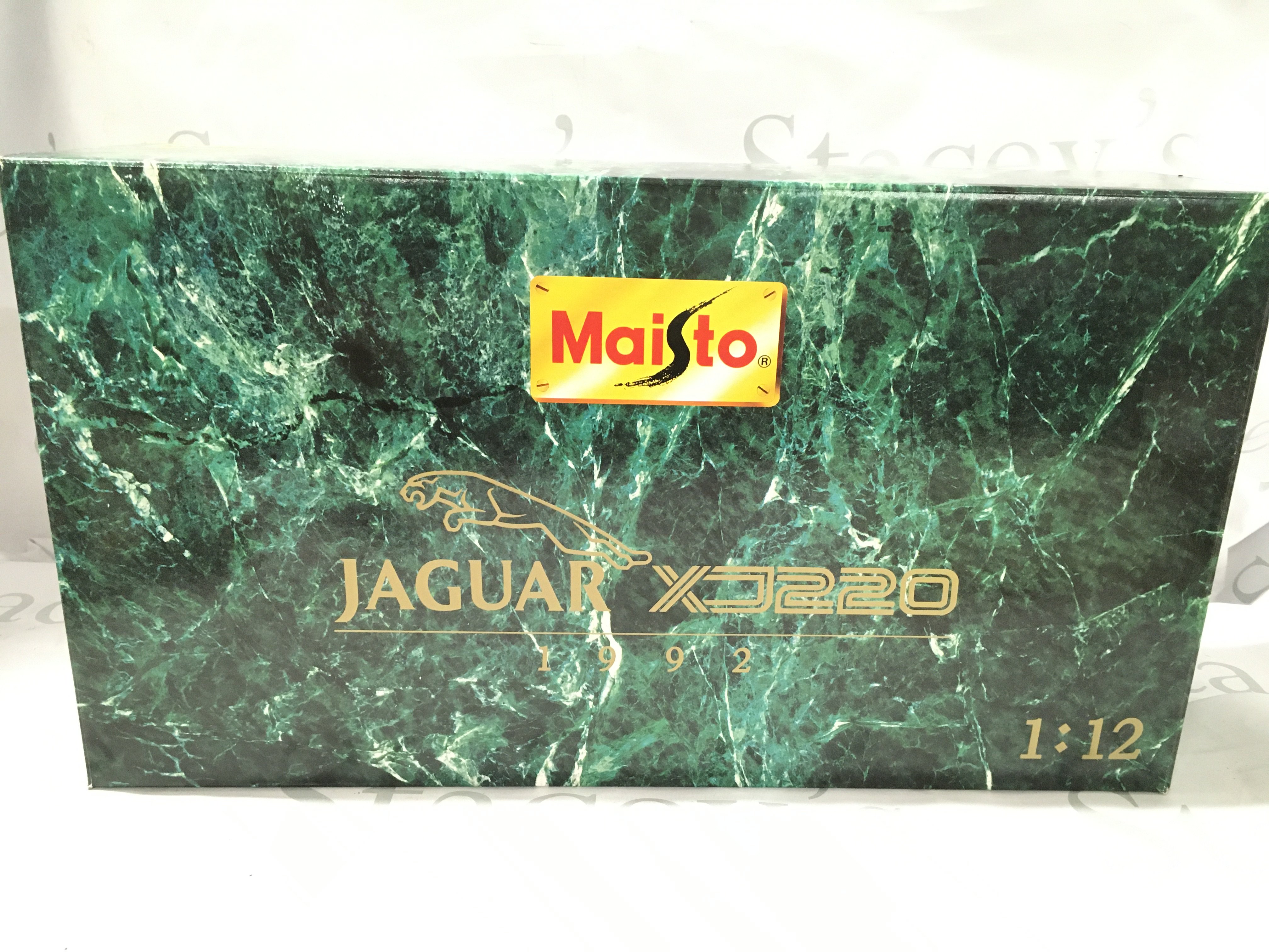 A Boxed Maisto Jaguar XJ220. 1/12 Scale. No Reserve.