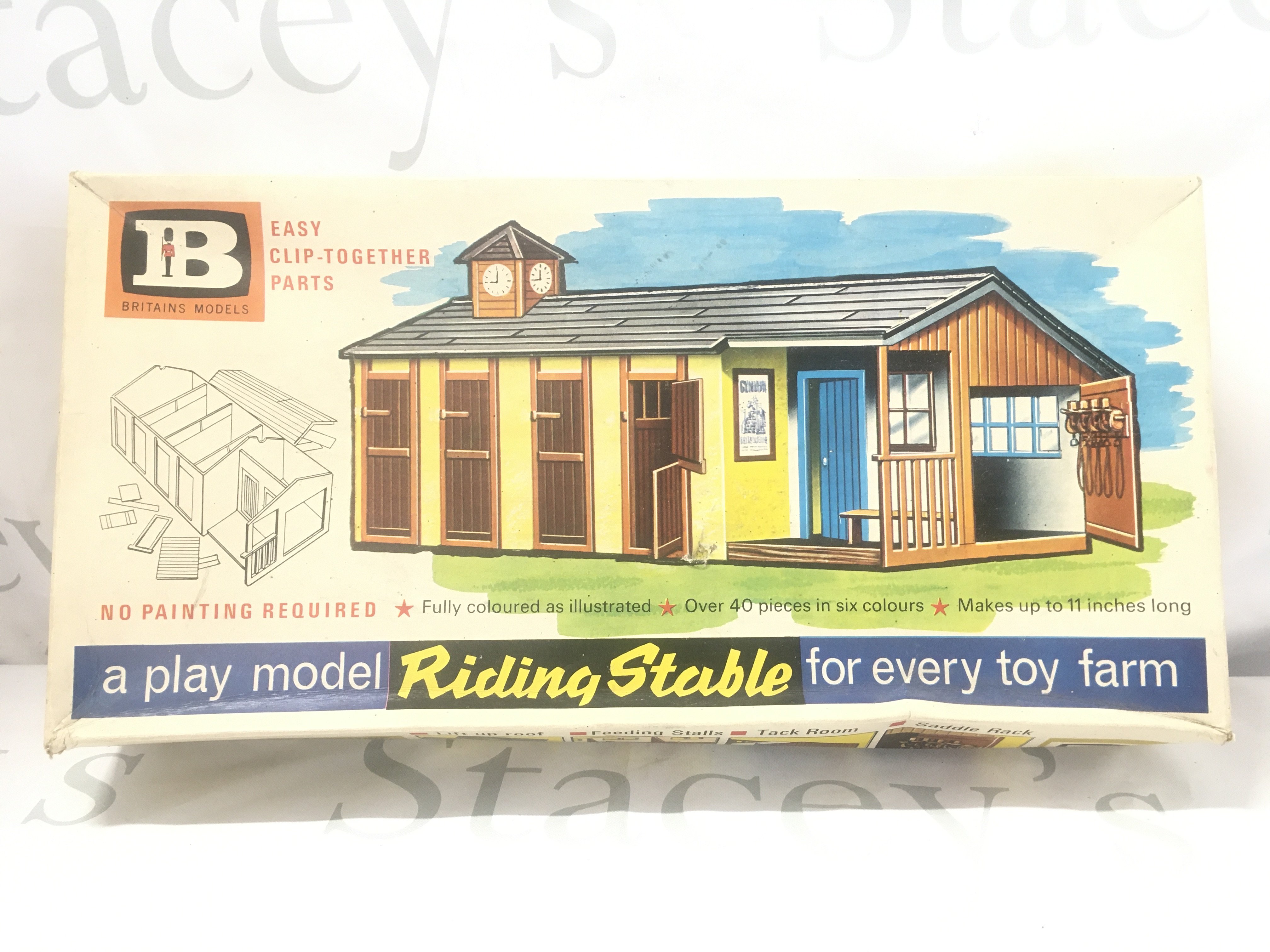 A Boxed Britains Riding Stable #4719.