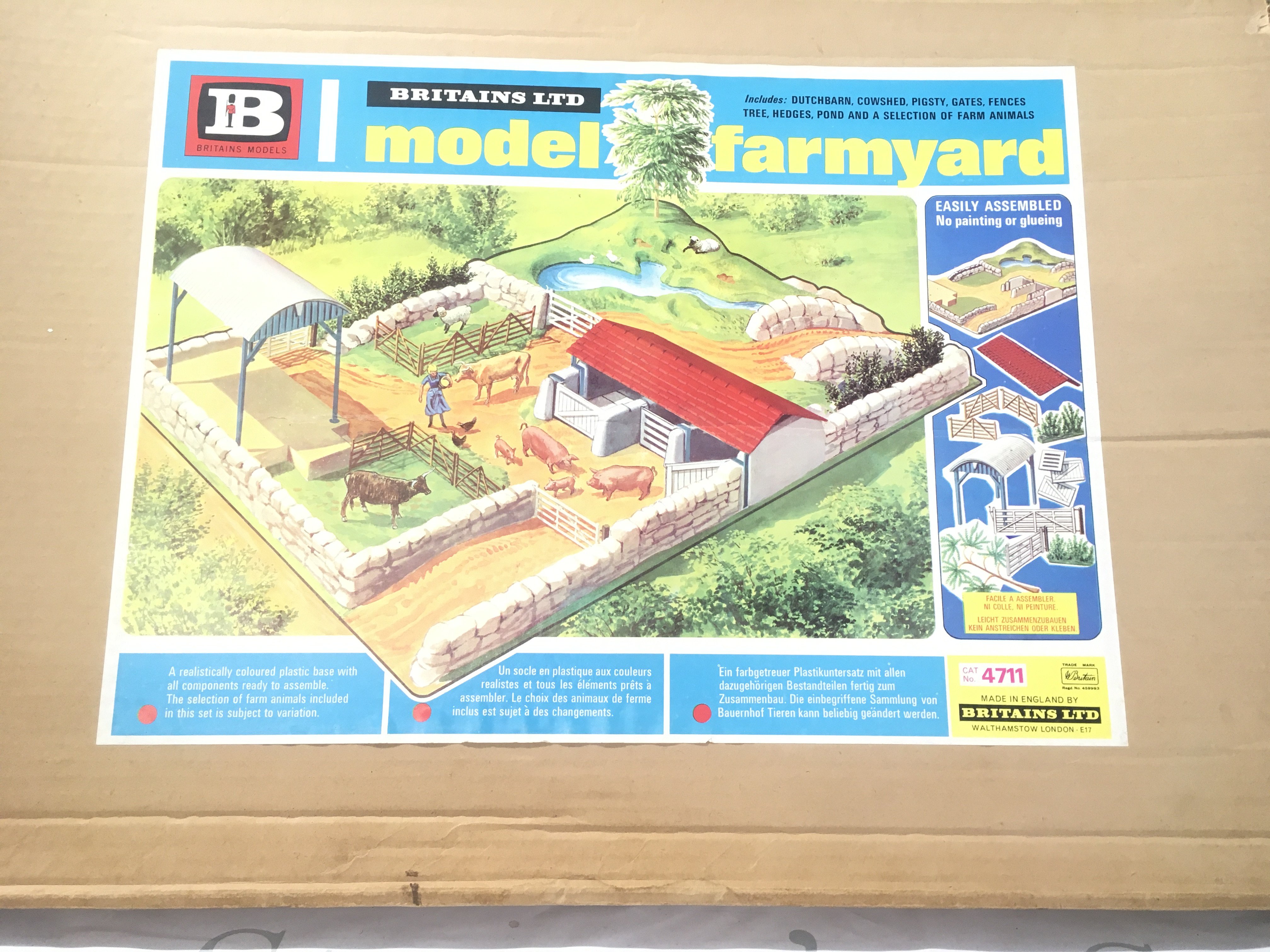 A Boxed Britains Model Farmyard. #4711.