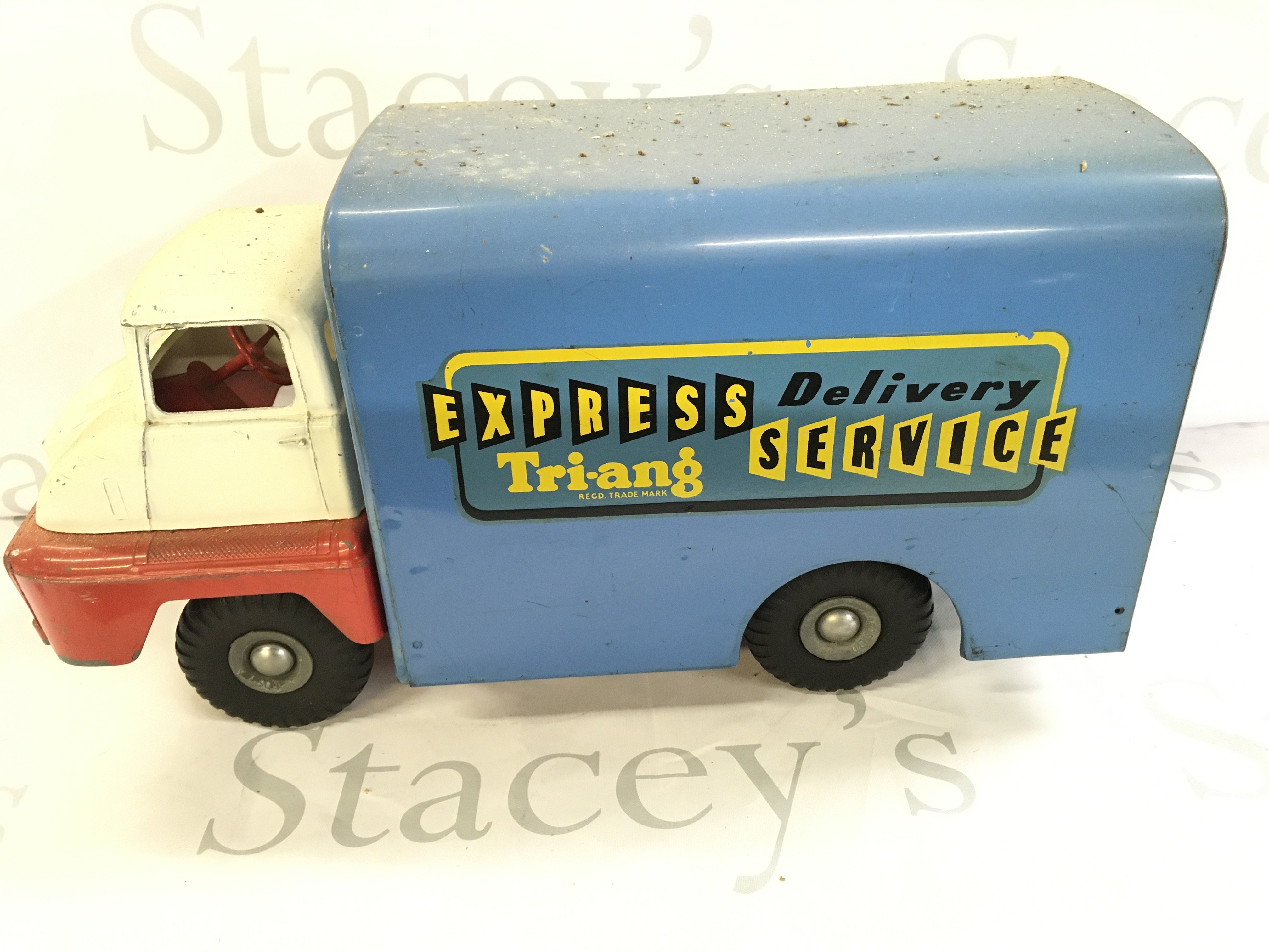 A Tri-Ang Express Delivery Service Truck.