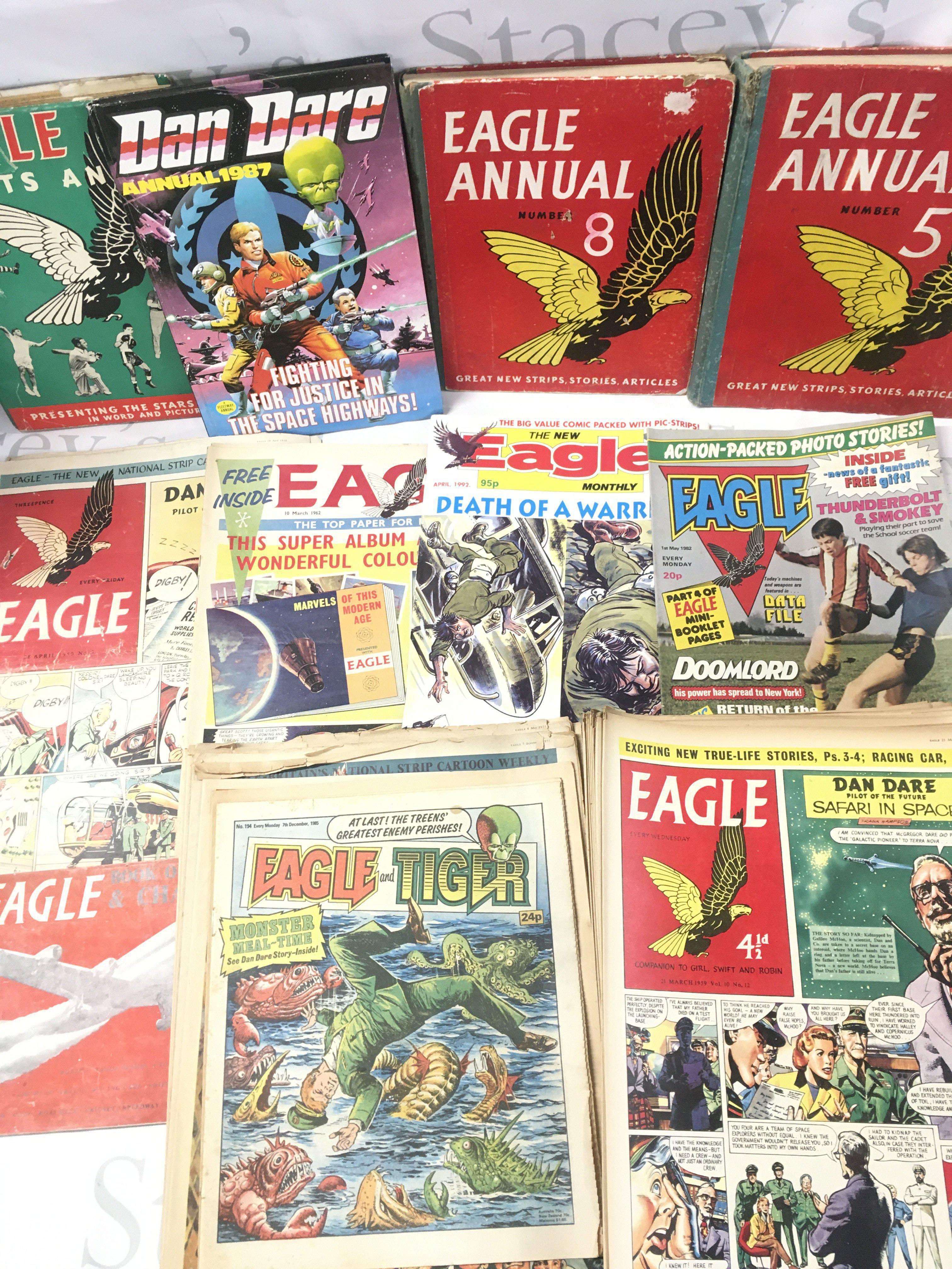 A Collection of Eagle Comics And Annuals.approximately 60 Comics And 4 Annuals. No Reserve.