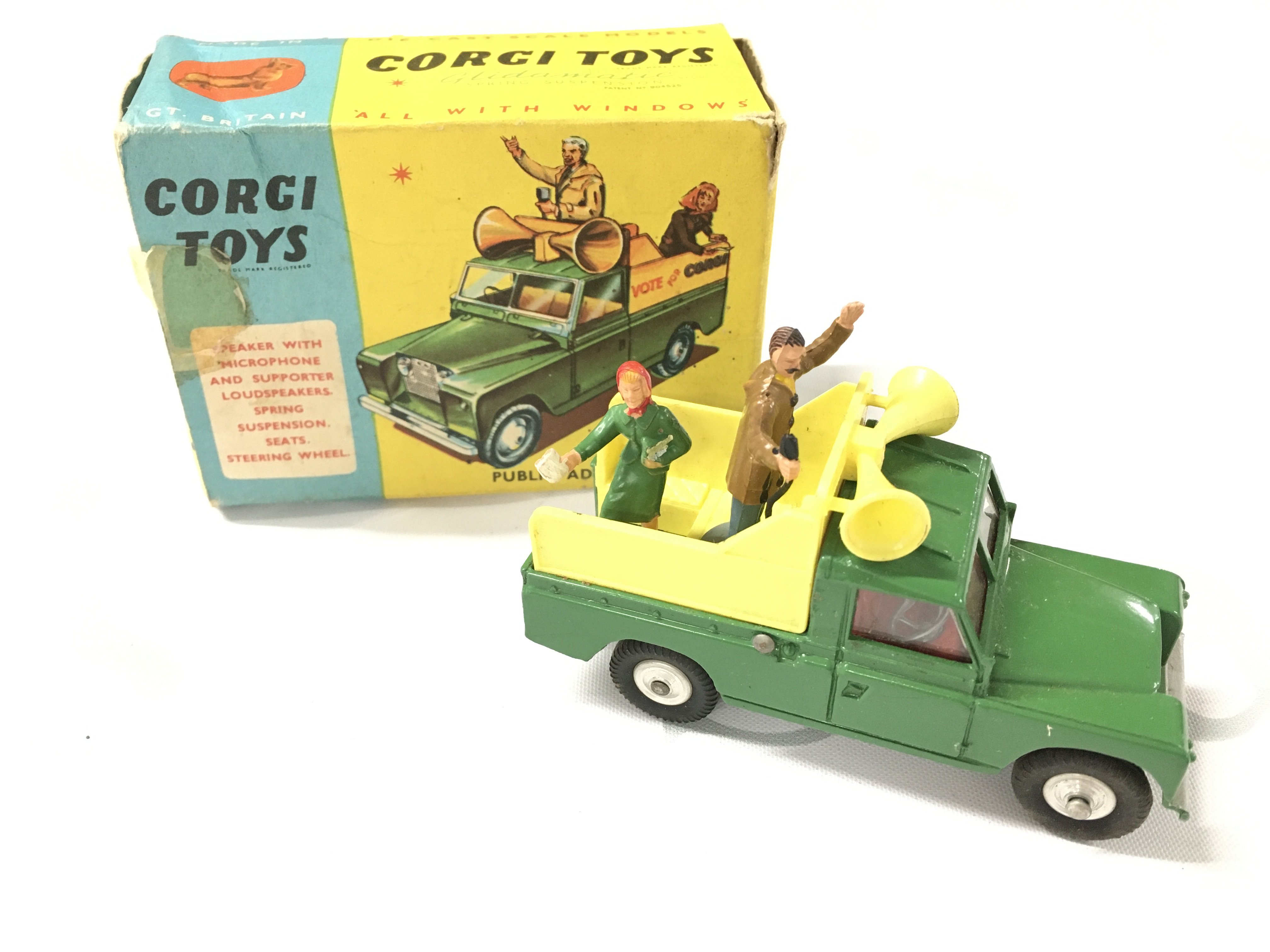 A Boxed Corgi Public Address Vehicle #472.