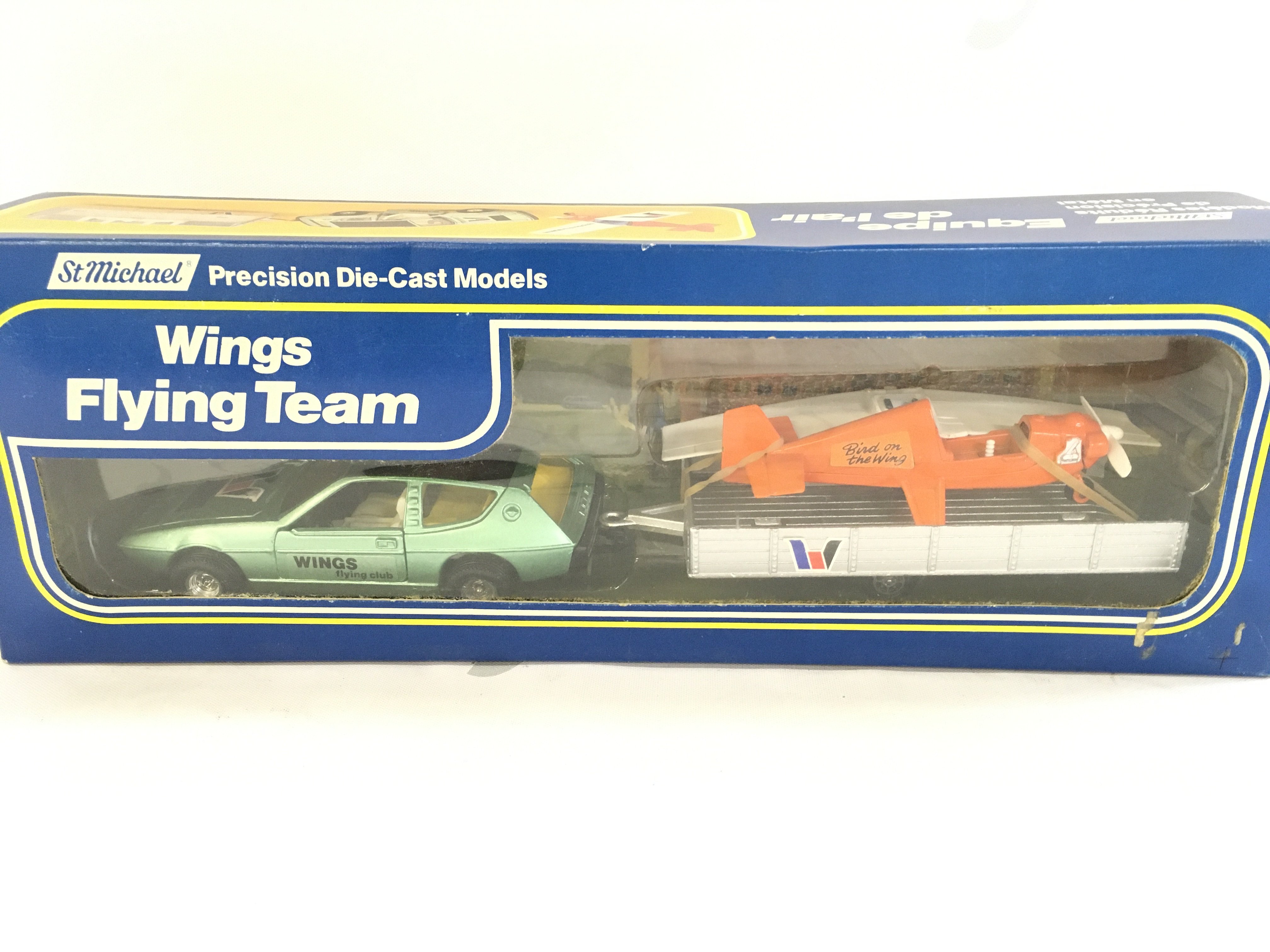 A Boxed St. Michael Wings Flying Team.