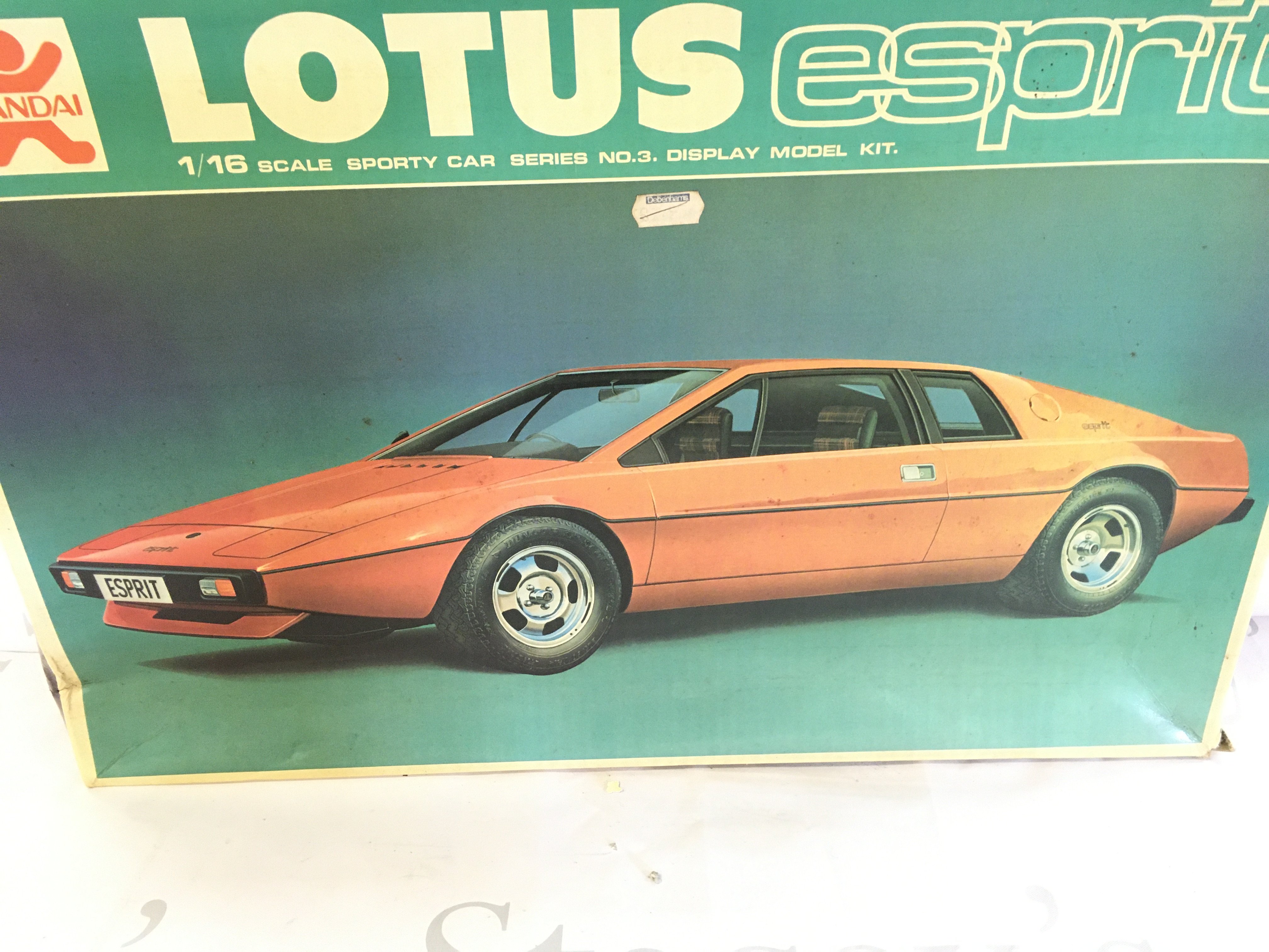 A Boxed Bandai Lotus Esprit 1/16 Scale.