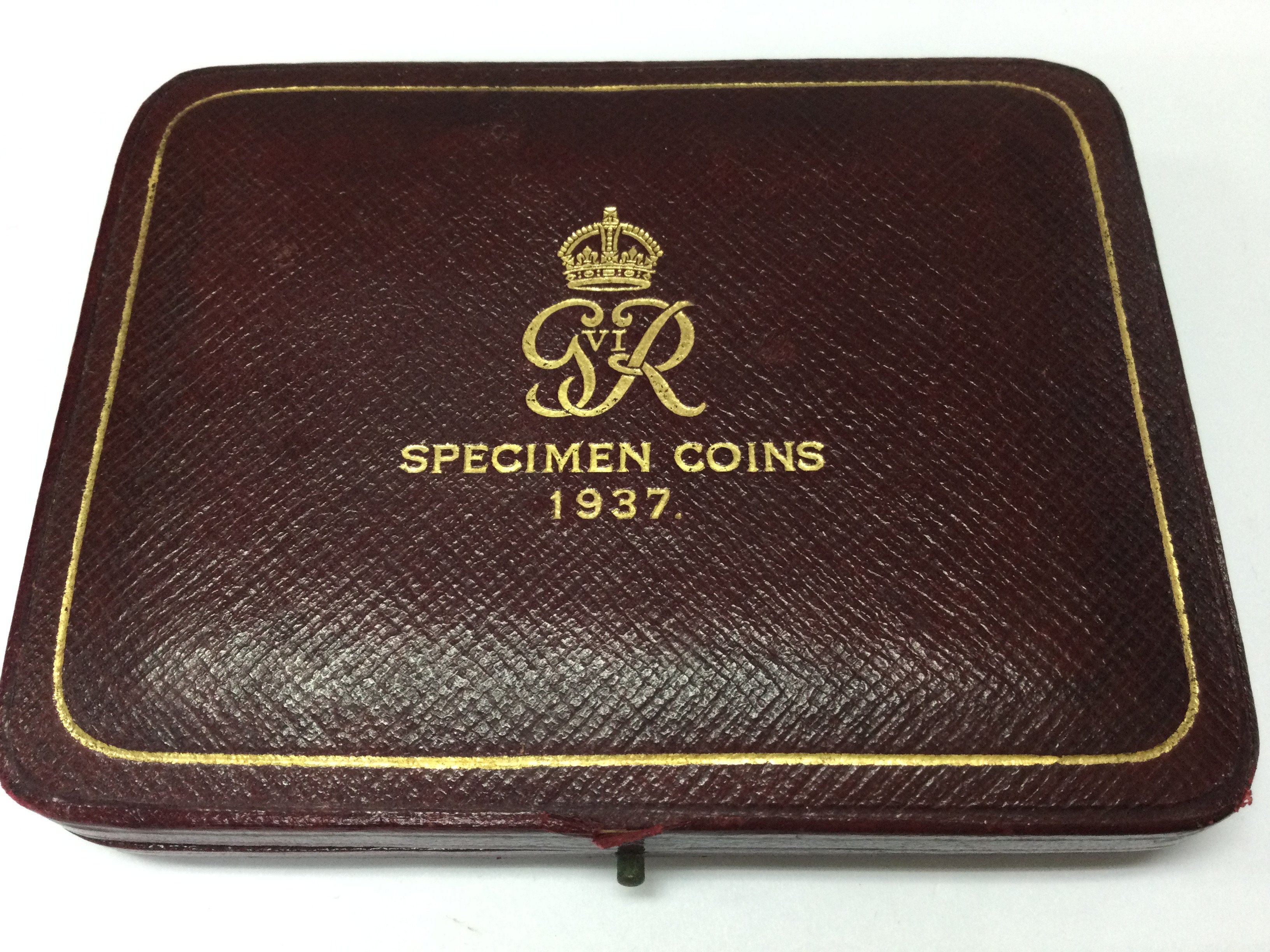 1937 specimen gold set box