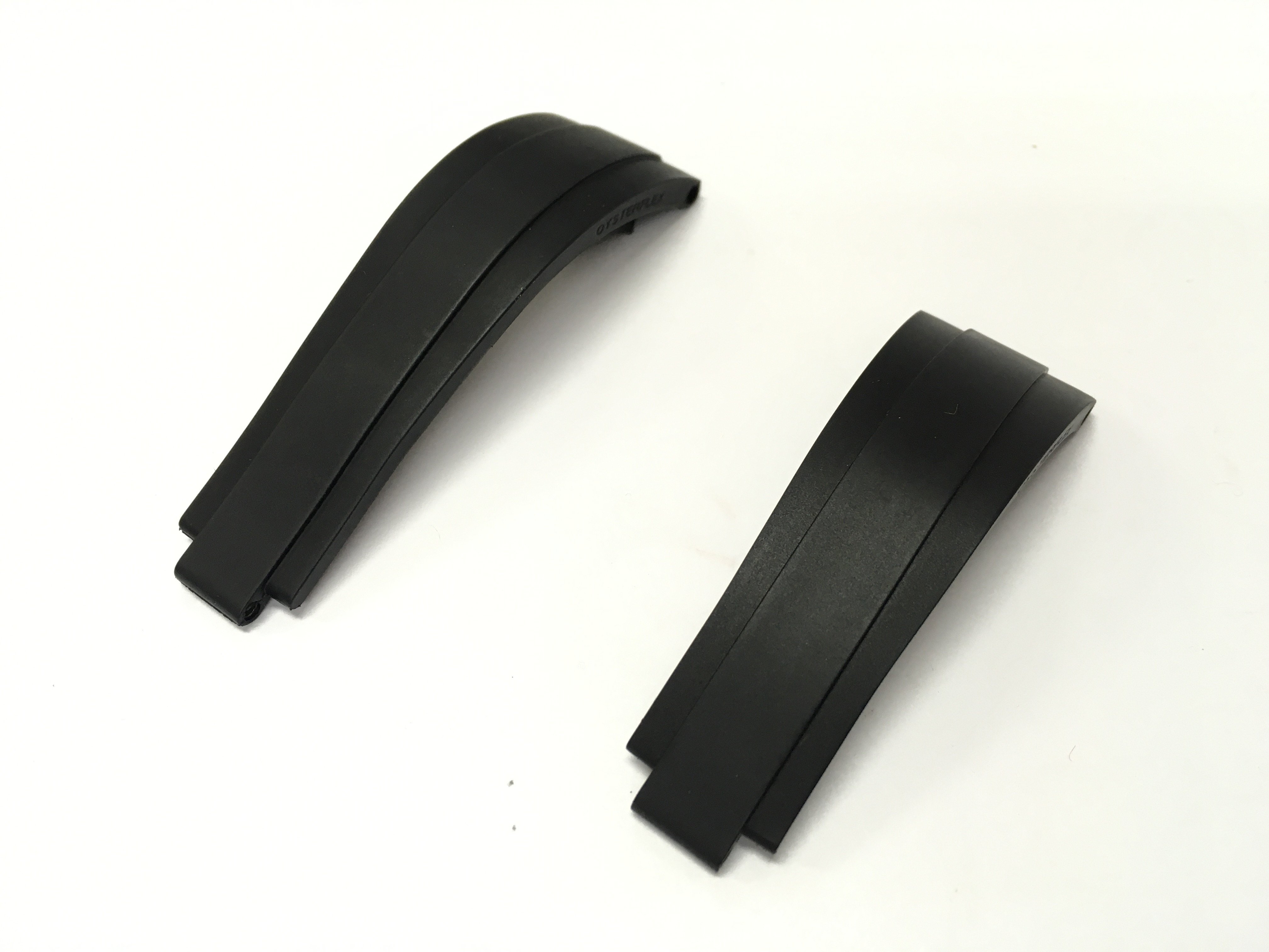 Rolex oysterflex 350501 size E-F and E-E. Excellent condition look unused. Buyer to satisfy themselves with authentic prior to bidding.