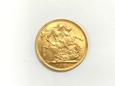 A 1911 full sovereign