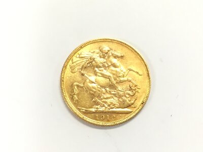 A 1912 full sovereign