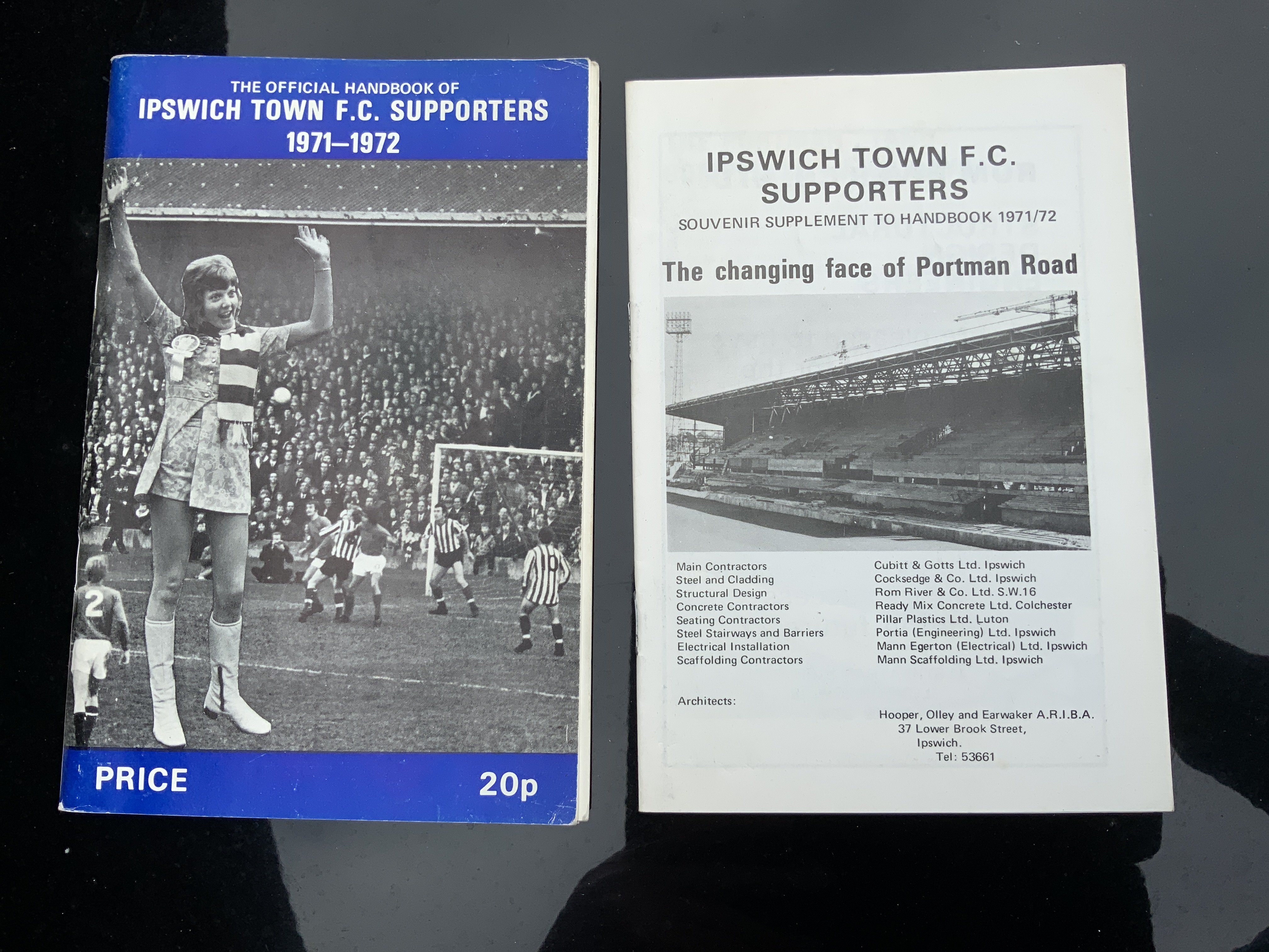 Ipswich Town Football Handbooks: Includes 39/40 46/47 47/48, 8 from the 50s, 7 from the 60s and 5 from the 70s. Mainly good. (23)