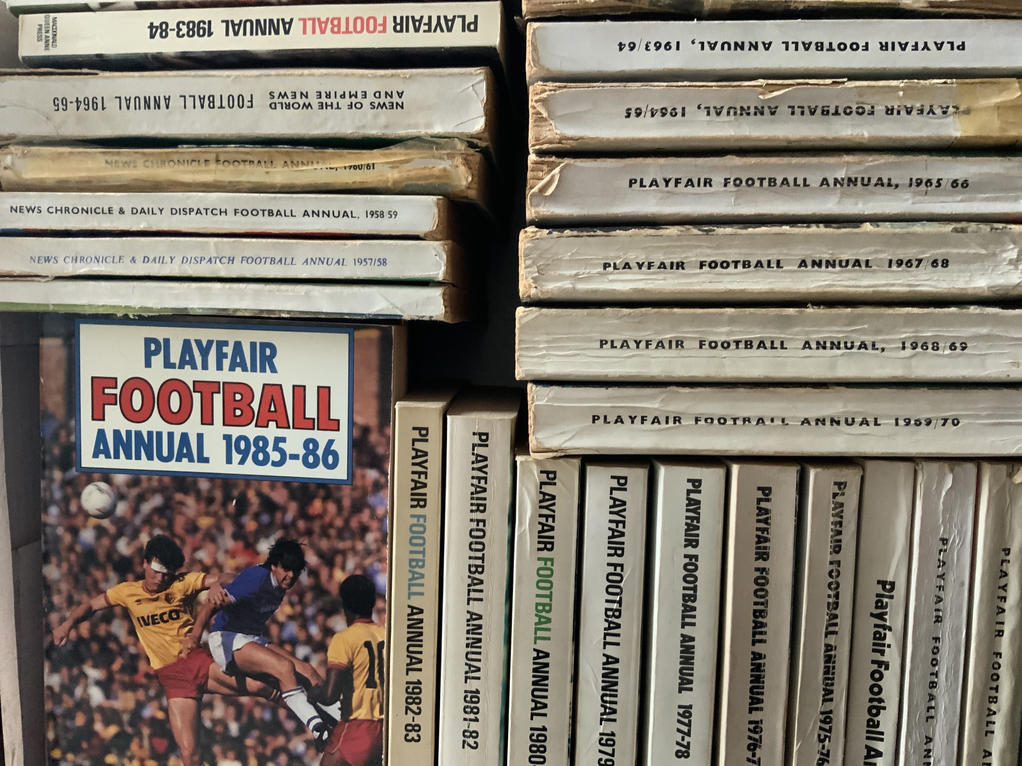 Playfair Football Annuals: From the 50s to the 80s in mixed conditions but mainly good. (28)