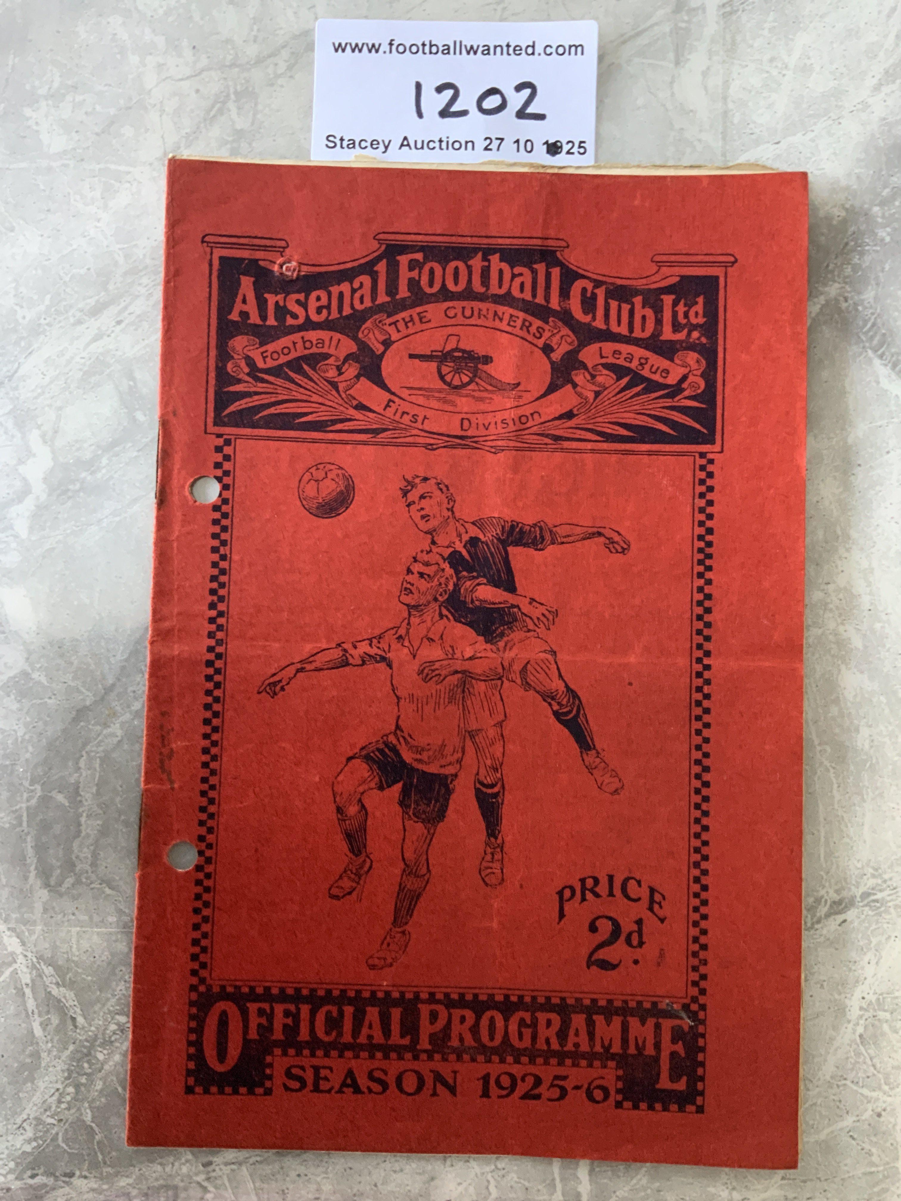 1925 - 1926 Amateur Cup Semi Final Football Programme: Northern Nomads v Redhill played at Arsenal in fair condition dated 13 3 1926. Punch holes. Rusty staples holding firm. No team changes but pencilled are the words shocking game never seen such awful football. Redhill went on to win the cup. (100 years later im saying the same about West Ham).