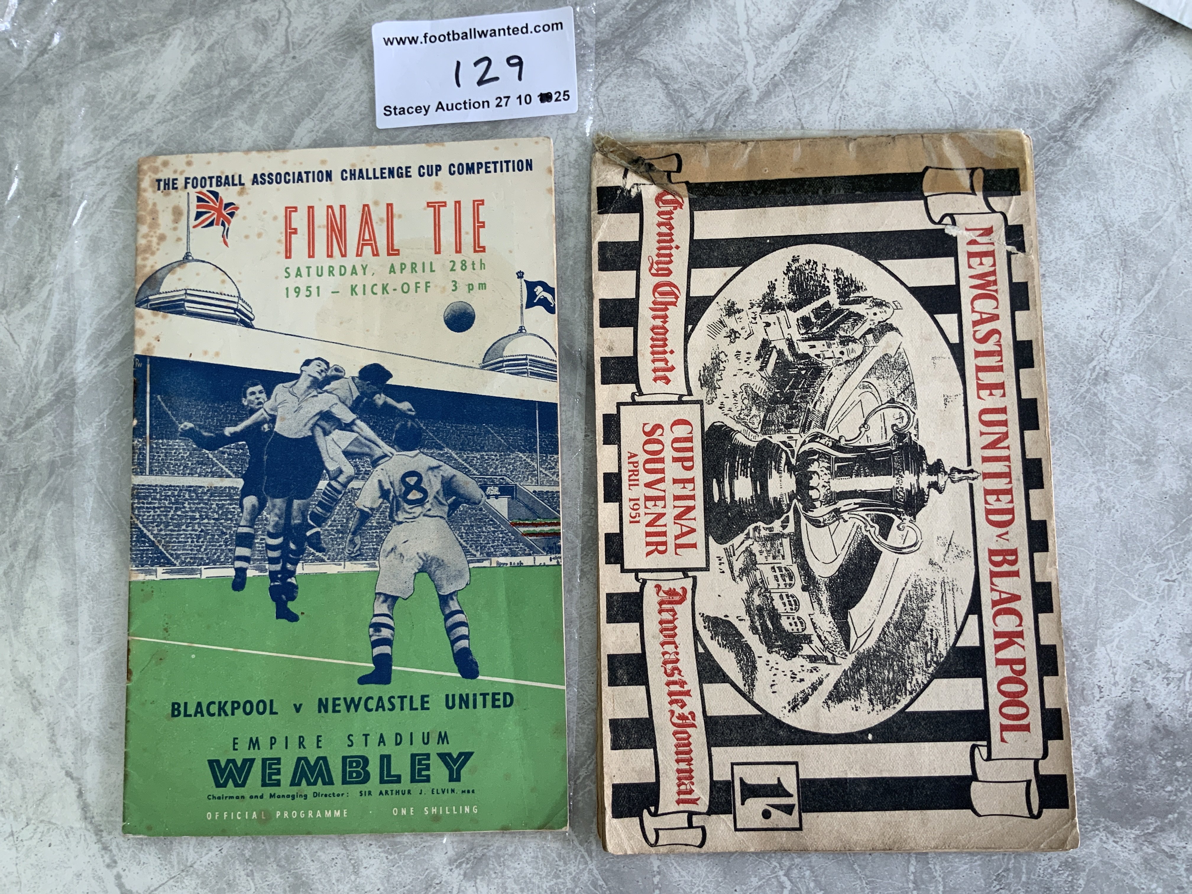 London Club + Big Match Football Programmes: Many 1960s to include homes of Orient West Ham Tottenham Romford Chelsea and some more modern. FA Cup final programmes and magazines to include 1970 replay. There are some Chelsea related magazines and newspapers also. Spotted an Essex Senior Cup 1951 semi final at Grays amongst the non league which was between Briggs Sports and Tilbury. (Box)