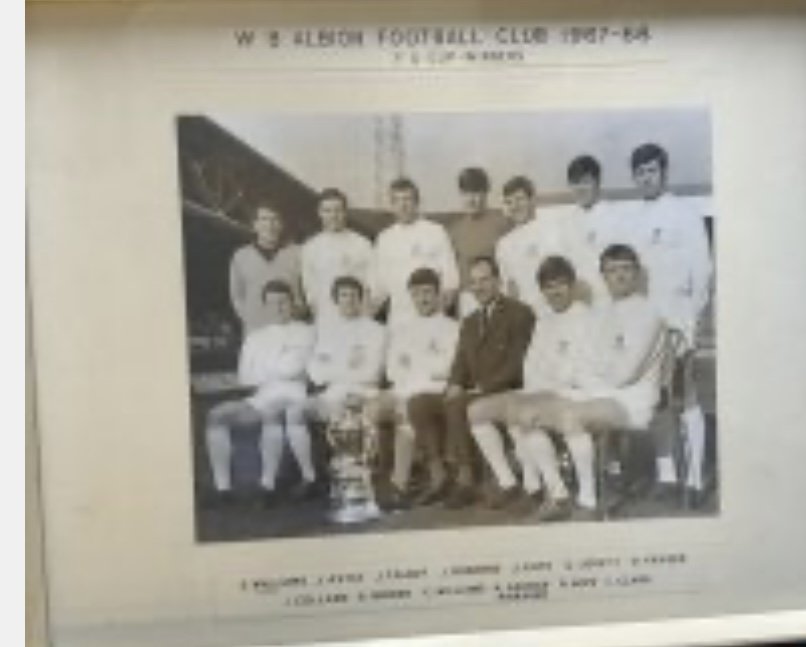 1968 West Brom FA Cup Final Official Framed Club Photo: Former property of Alan Ashman who had this picture on his wall at home. Stunning picture of the team and manager with the FA Cup. Press photo in original frame. COA from Laurie Rampling club photographer and Historian who obtained this direct from the family.