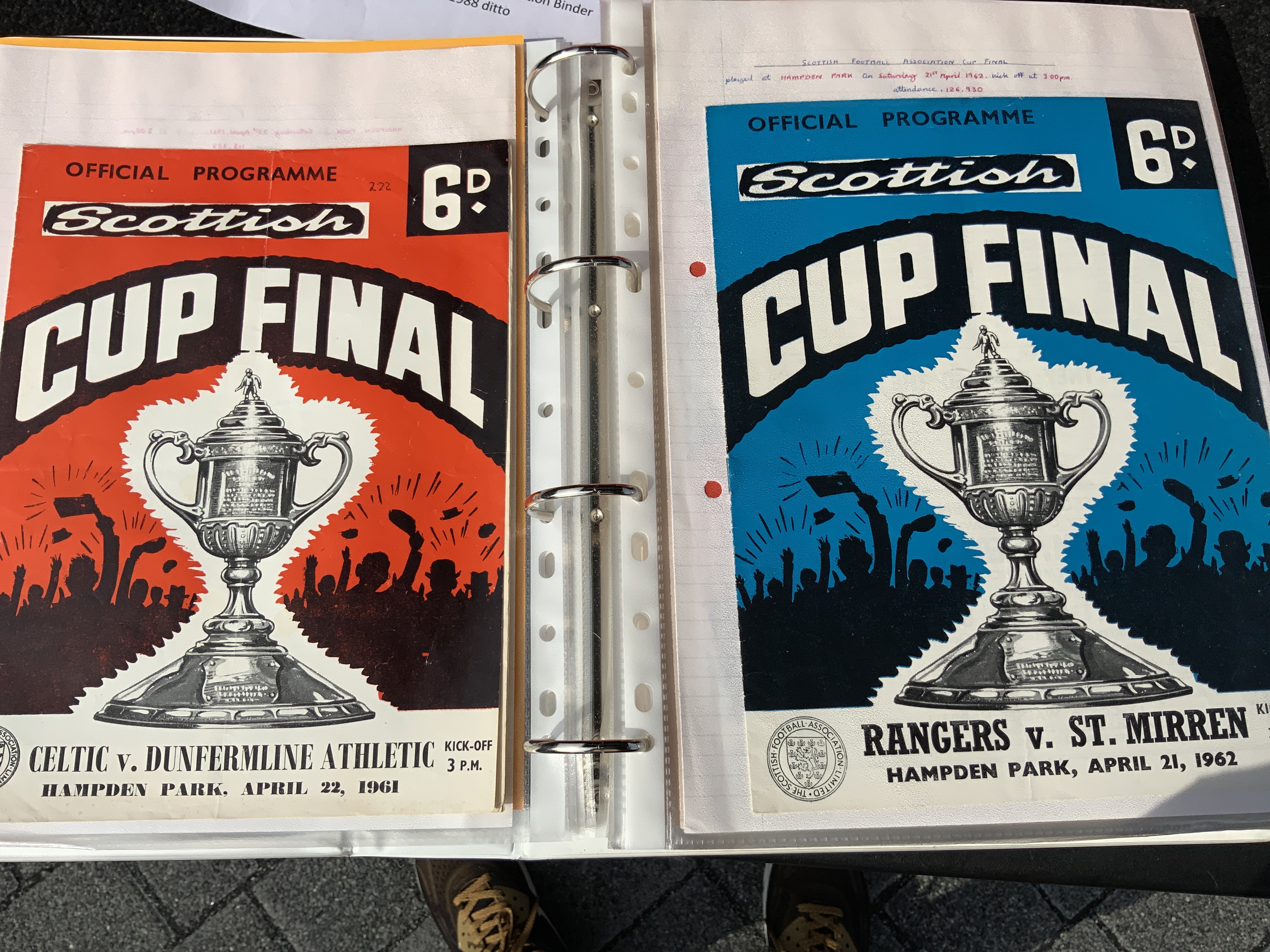 Scottish Cup Final Programme Collection: Complete run from 1959 to 1986 in very good condition except for 1960 has score to cover. (28)