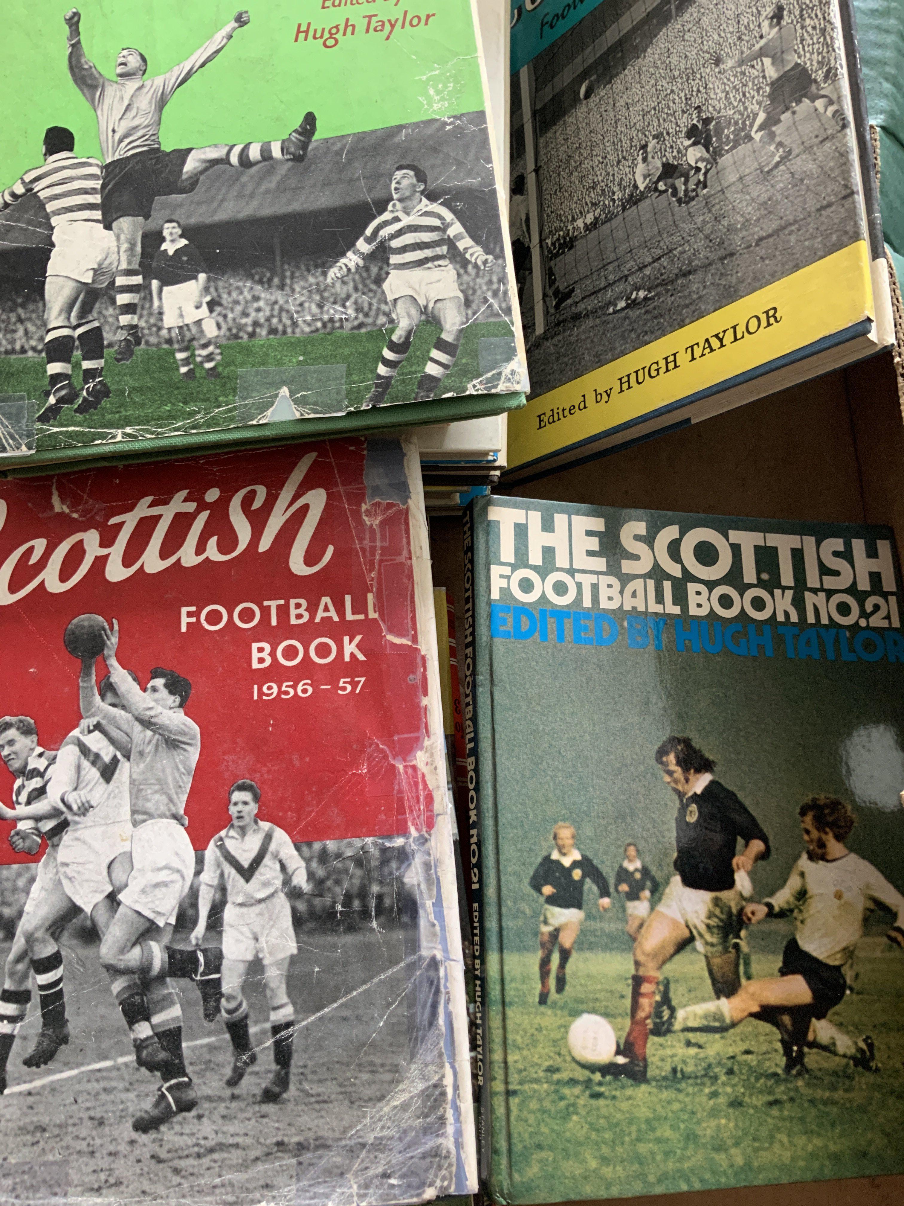 Scottish Football Book Collection: Mainly hardback books in often good condition from book number 2 - 27 lacking book numbers 3 and 7. (24)