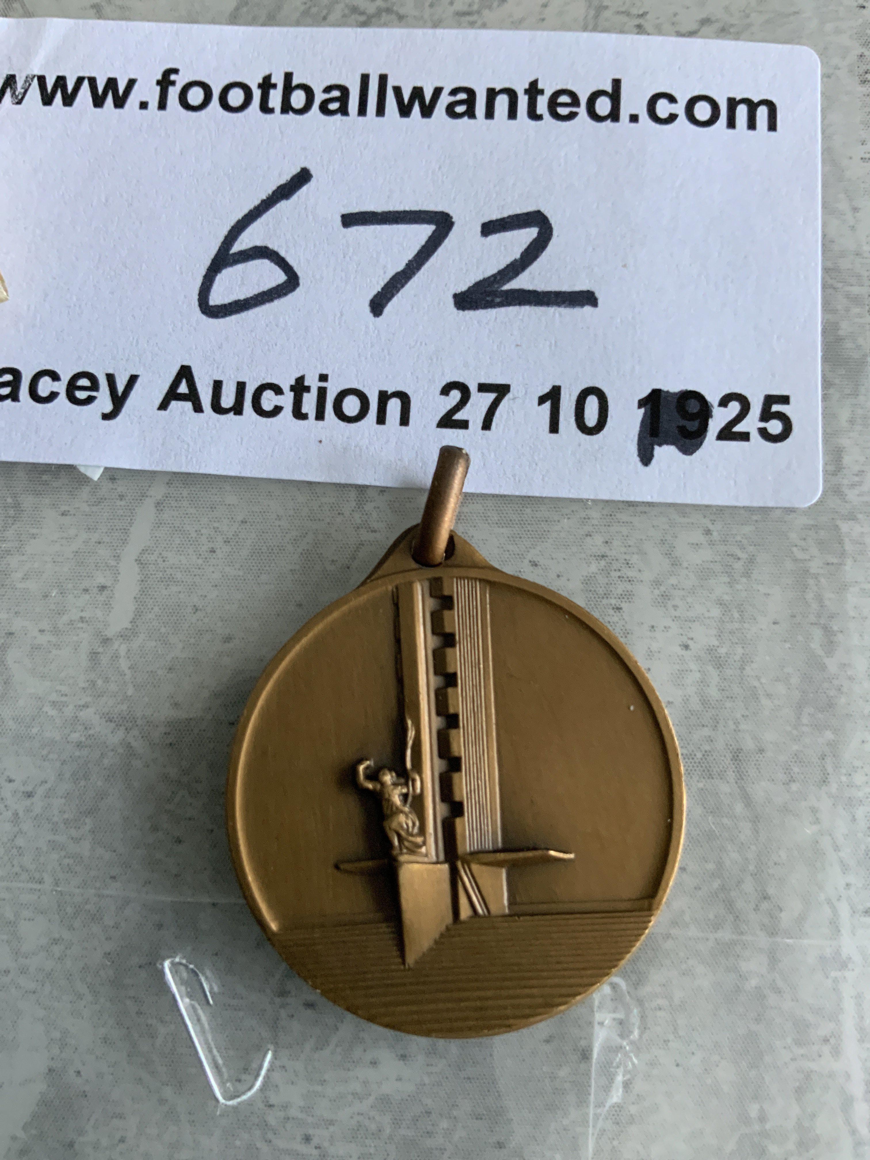 1930 World Cup Football Medallions: Original medallions in original wax wrappings from the first ever World Cup in Uruguay. (2)