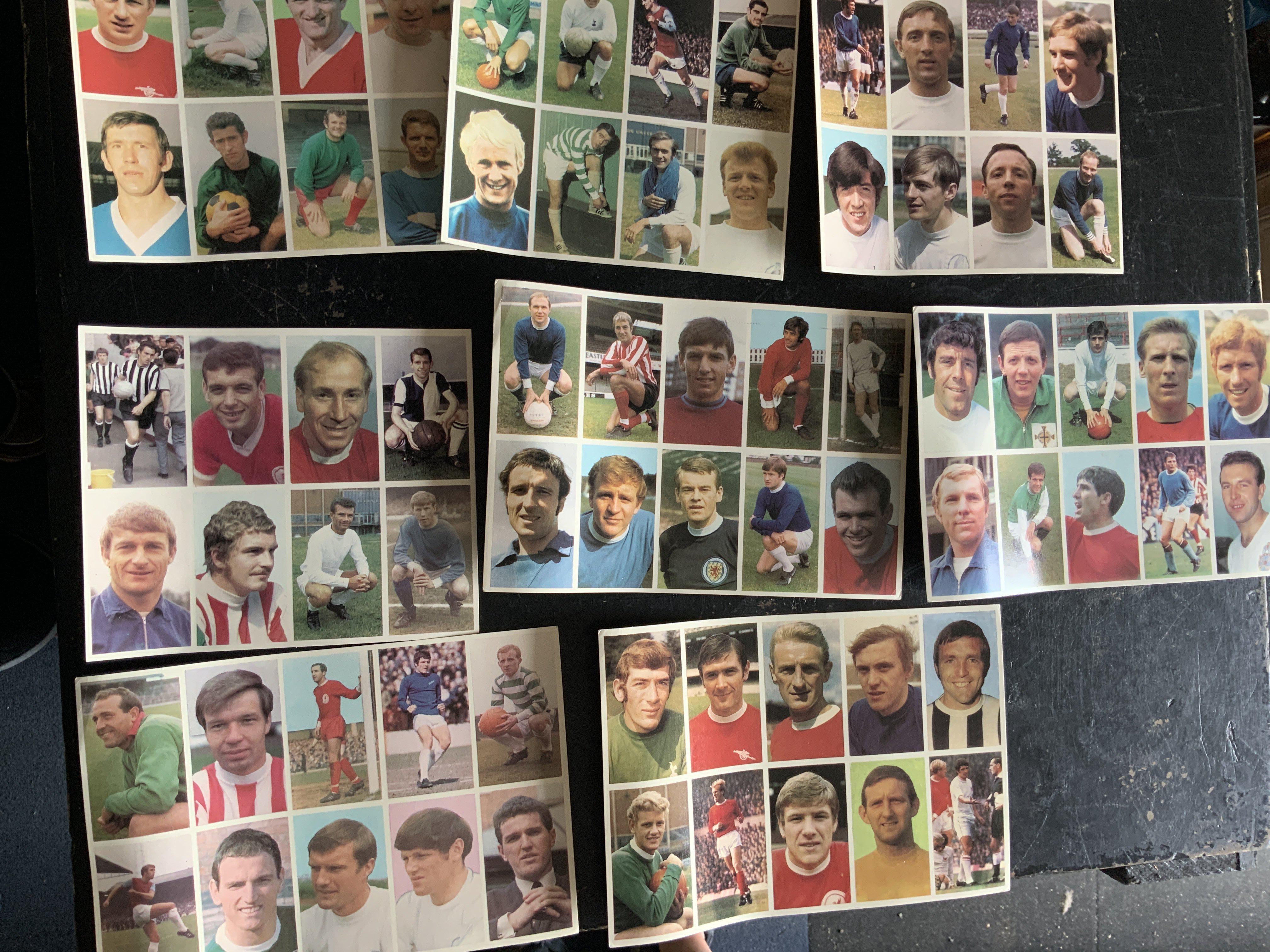 Hornet World Cup Stars Football Cards: Complete uncut set of 72 cards presented with the Hotspur comic.