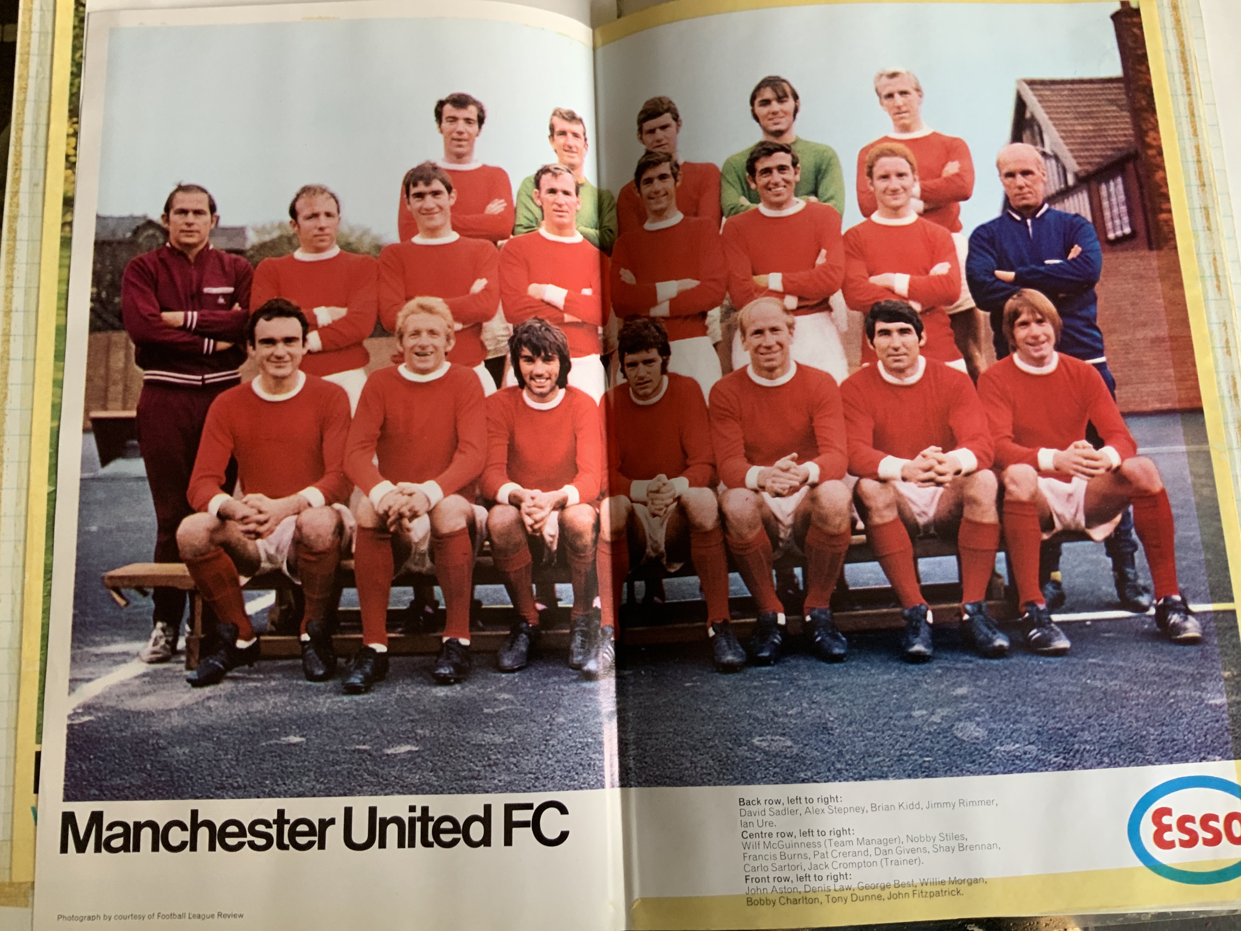 Manchester United Football Scrapbooks: Ten scrapbooks from the 60s to the 80s. Tape coming loose throughout. Few posters and autographs. (10)