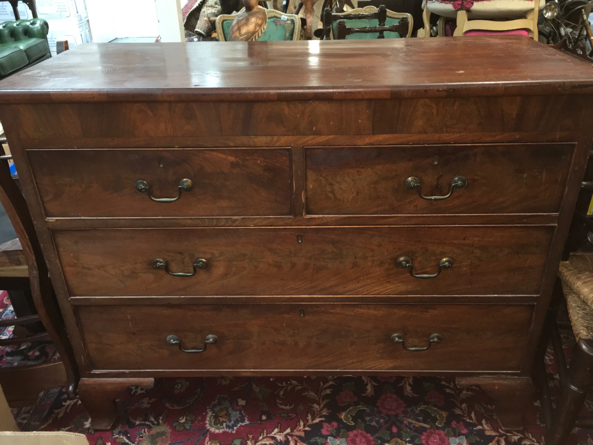 A chest of drawers, dimensions 95cm tall, 120cm wide , 50cm long