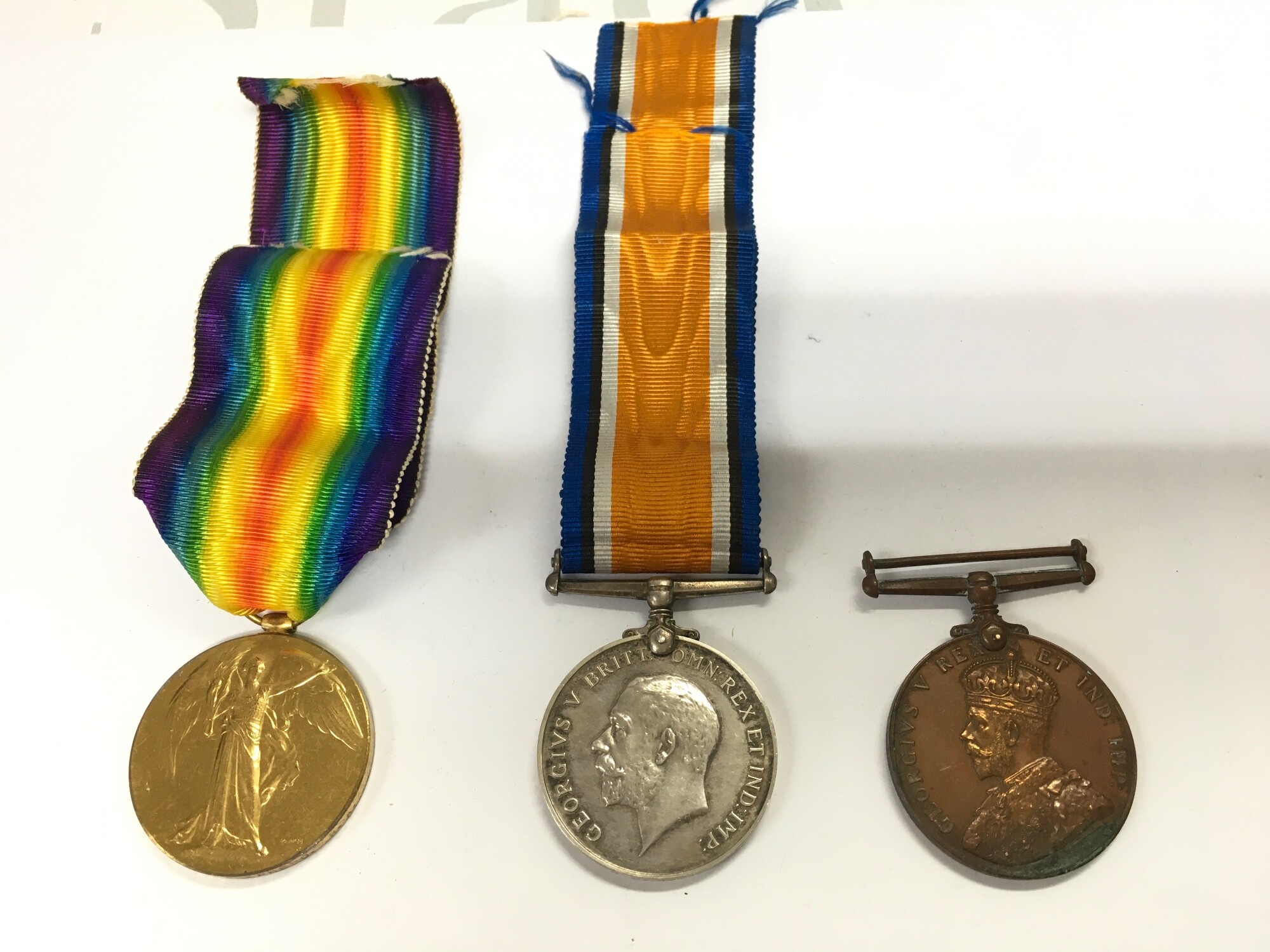 Two WW1 Medals presented to 905920 GNR.J.R.SHEPARD.R.A and a Faithful Service in the Special Constabulary police medal presented to a George Sherwin