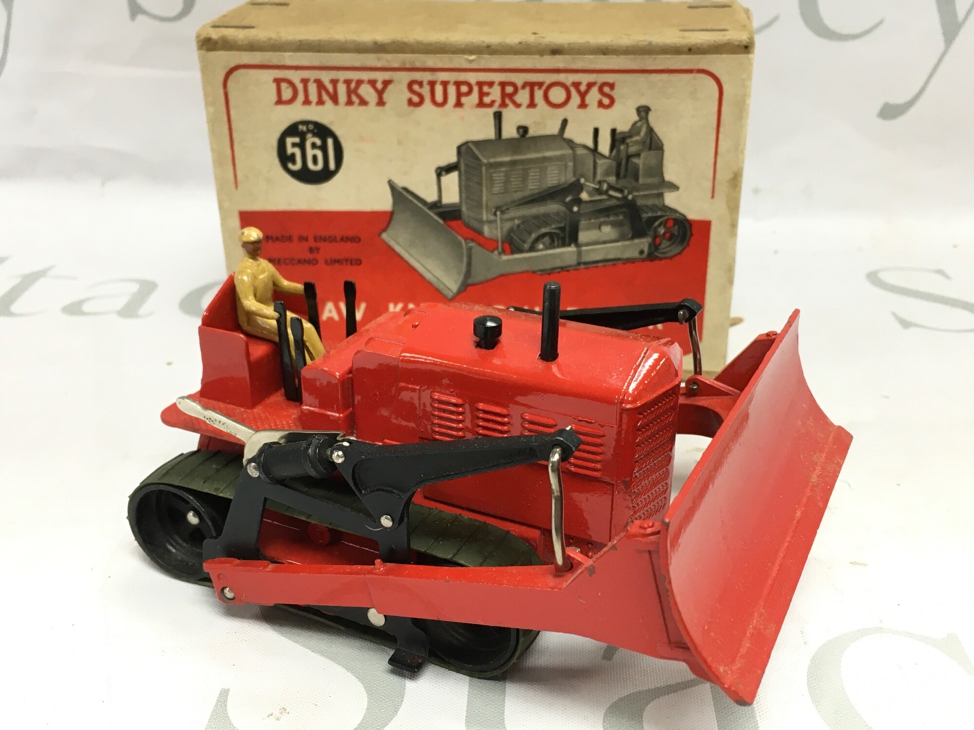 A boxed Dinkey Supertoy Blaw Knox Bulldozer