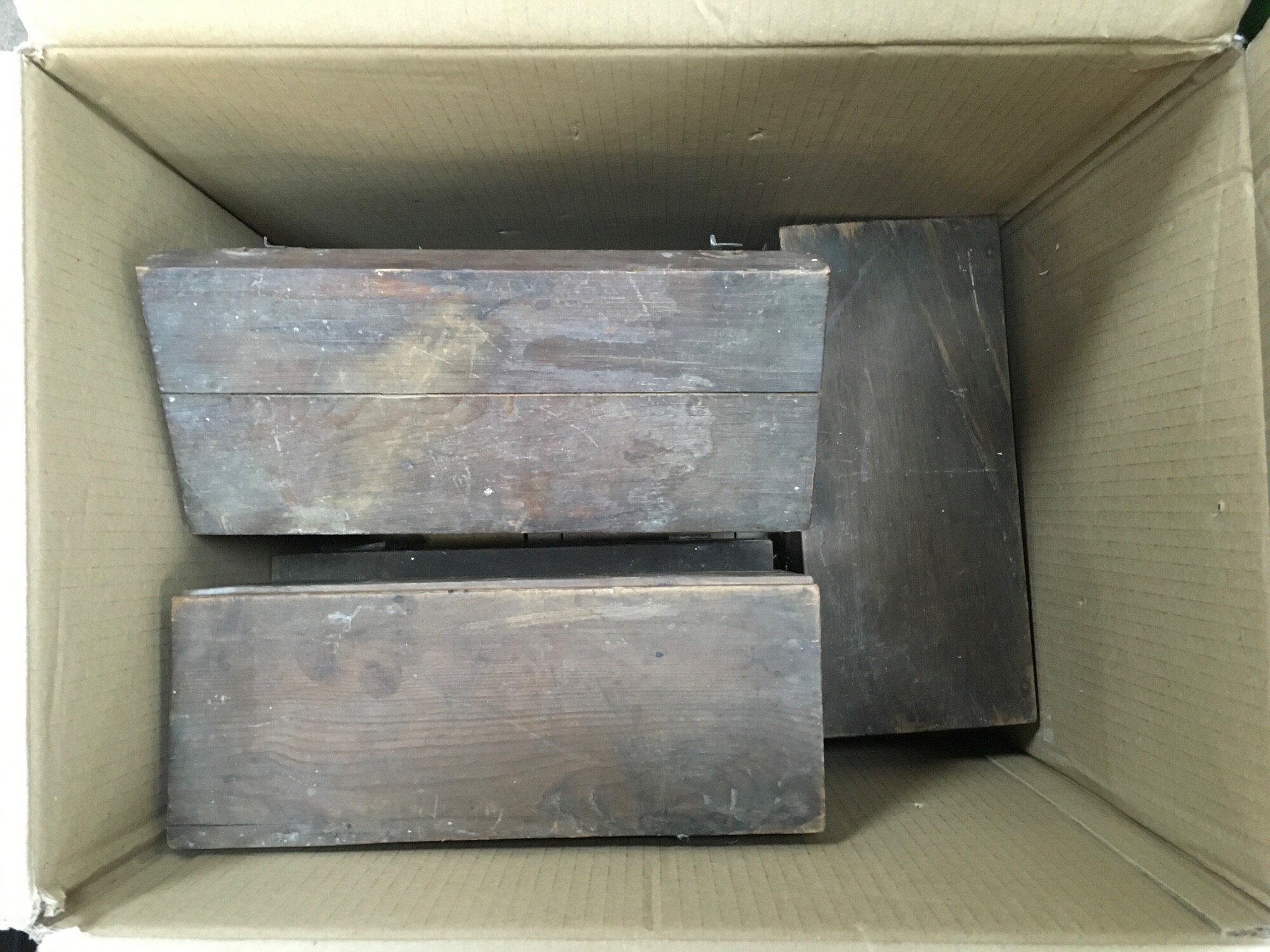 A large collection of vintage glass photographic slides