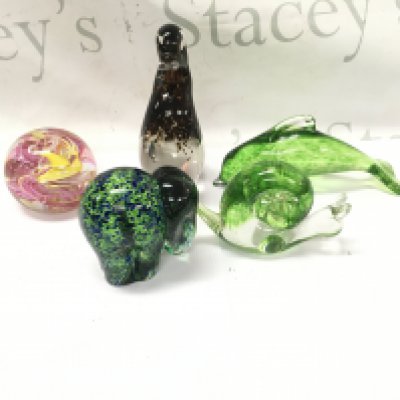 A collection of assorted Wedgwood and other glass items- NO RESERVE