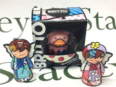 Britto figures including one boxed
