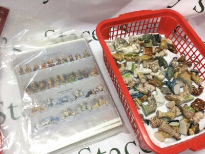 A collection of Wade Whimsies, with catalogues