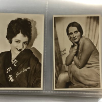 A box containing albums of world stamps mainly used second half of the 20th century albums of first day covers and albums of Vintage postcards.- NO RESERVE