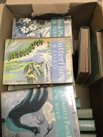 Twenty volumes of the New Naturalist books