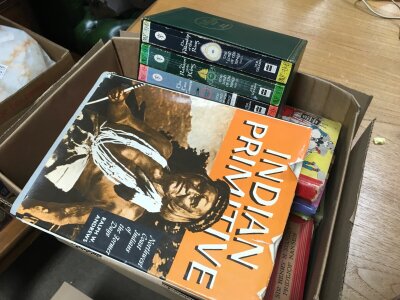 Various vintage children’s books and some boxed games including Chad valley chess, puzzles. No reserve