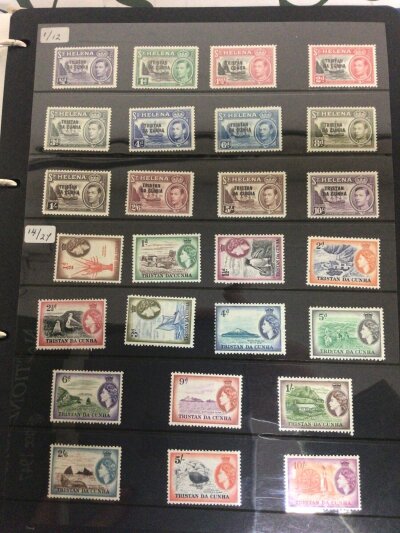 An Album containing Quality unused stamps St Helena and Tristan de Cunha