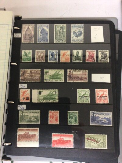 Two albums of well presented stamps from Papua New Guinea and Tokelau Islands mainly unused stamps (2)