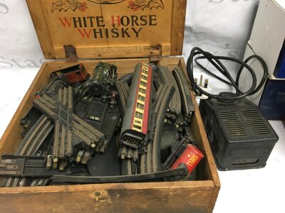 A Trix track train set.