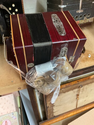 A Tazbar self playing accordion
