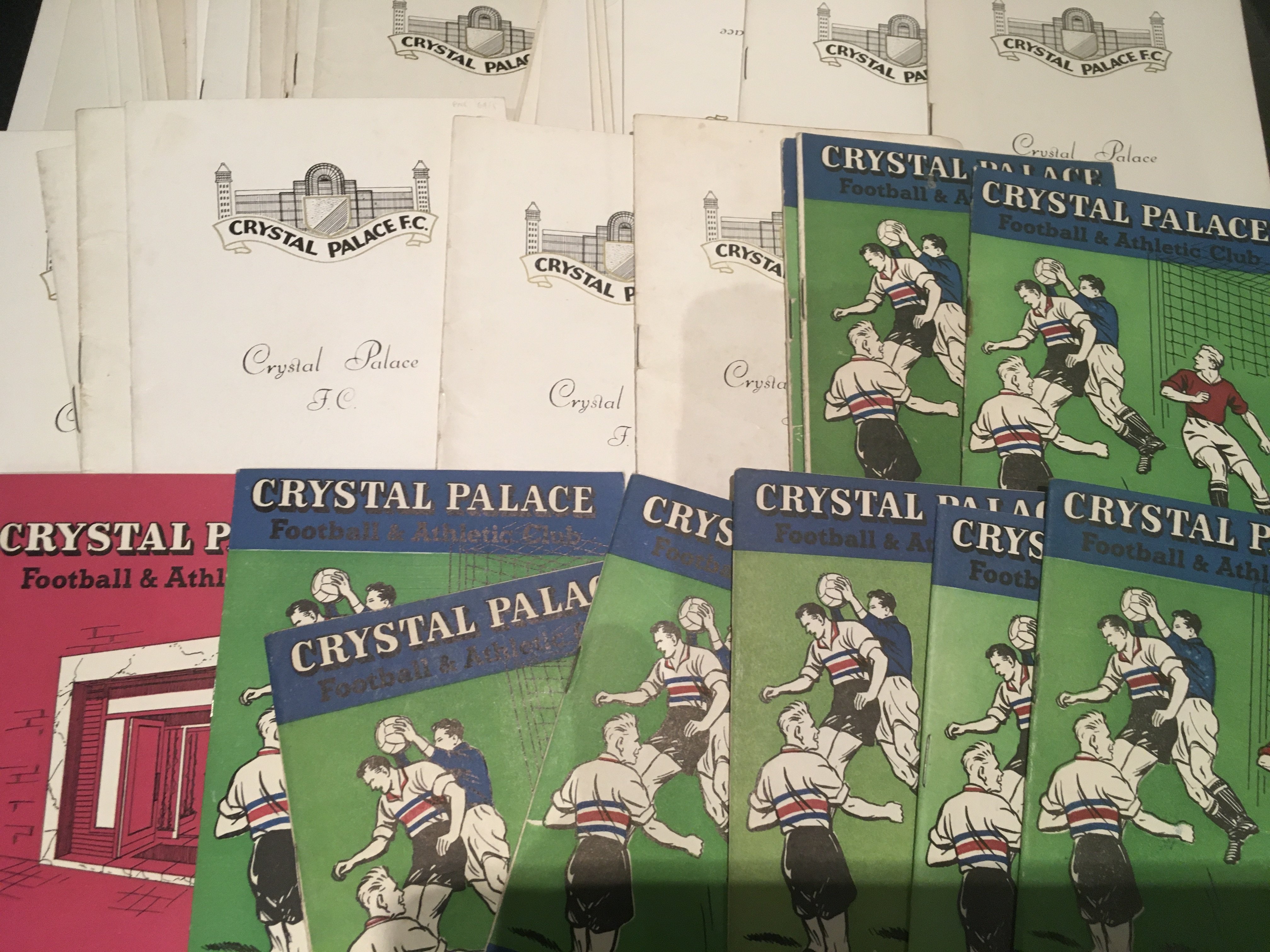 1960s Crystal Palace Home Football Programmes: Small format programmes in very good condition. (50)