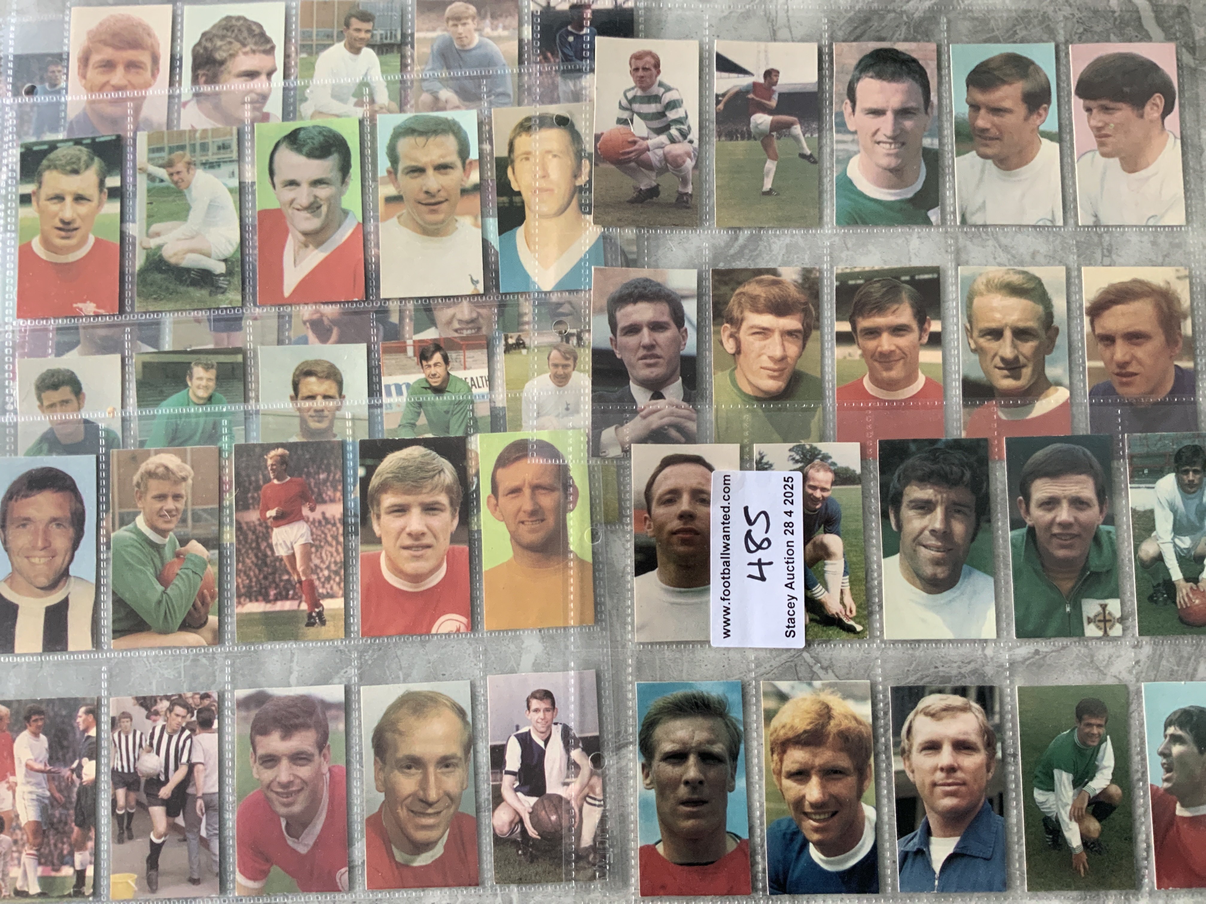 1970 Hornet Complete World Cup Stars Football Cards: Presented with the Hornet a complete set of 72 cards in excellent condition. (72)