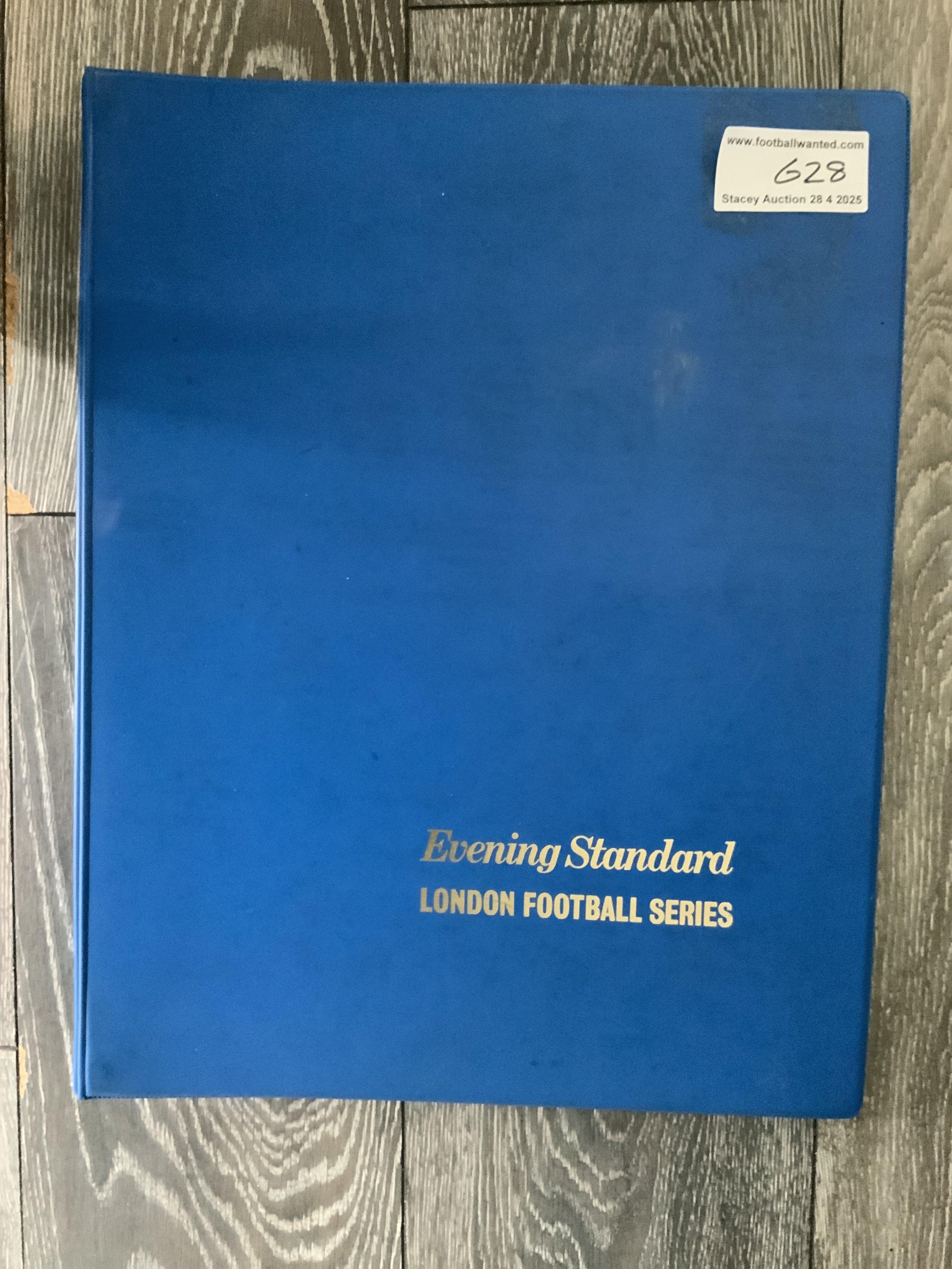 Evening Standard London Club Football Newspaper Collection: London Football Series consisting of all 12 newspapers and the original folder from 1970. Each edition of the full set was about one club from London including Fulham Wrst Ham Tottenham Chelsea and Arsenal. Excellent. (12)