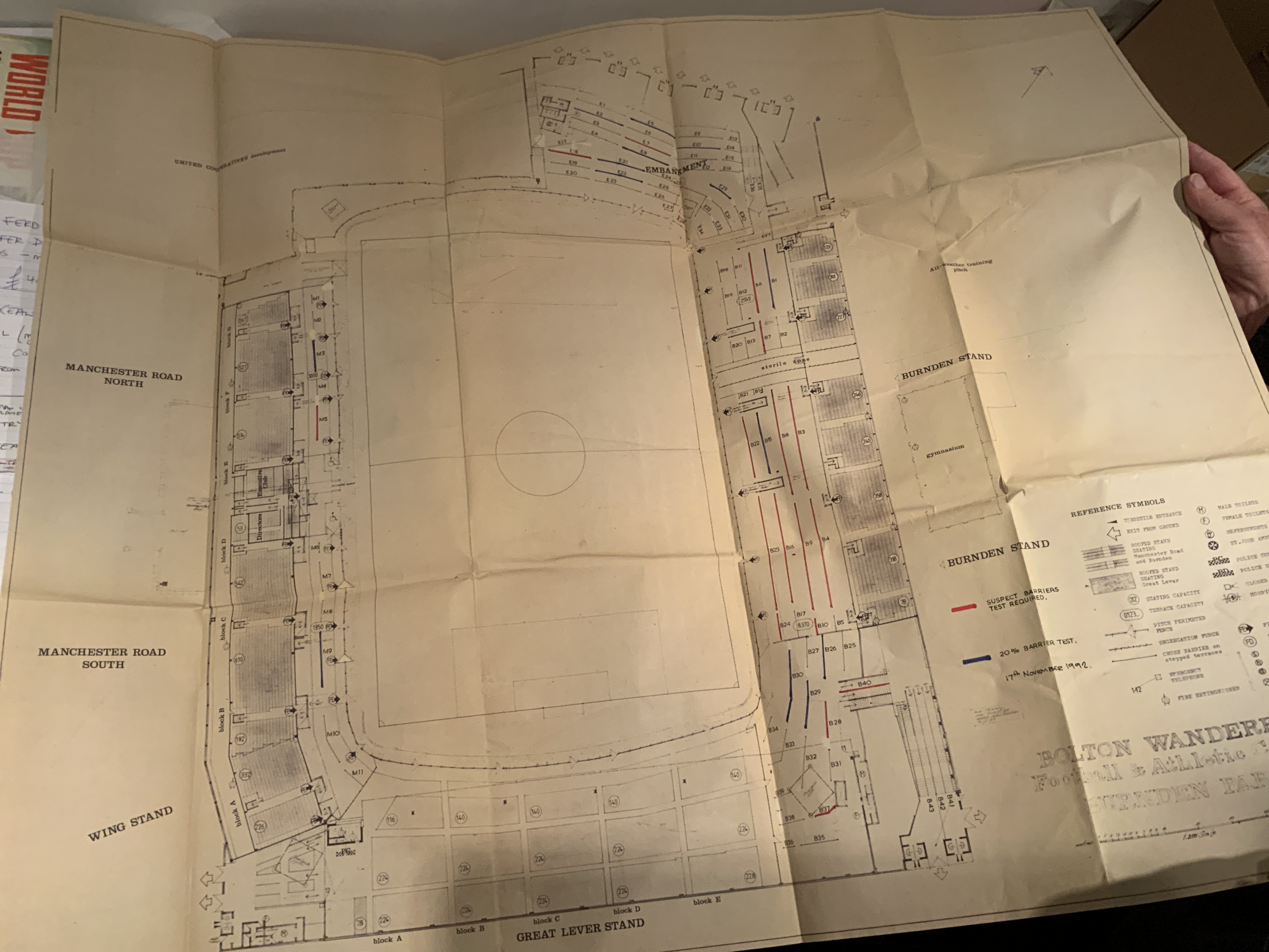 54/55 Scotland Juniors Football Cap: S v I 1954-55 to front of blue tasseled cap. Awarded to Rangers and Everton player for match v Ireland.