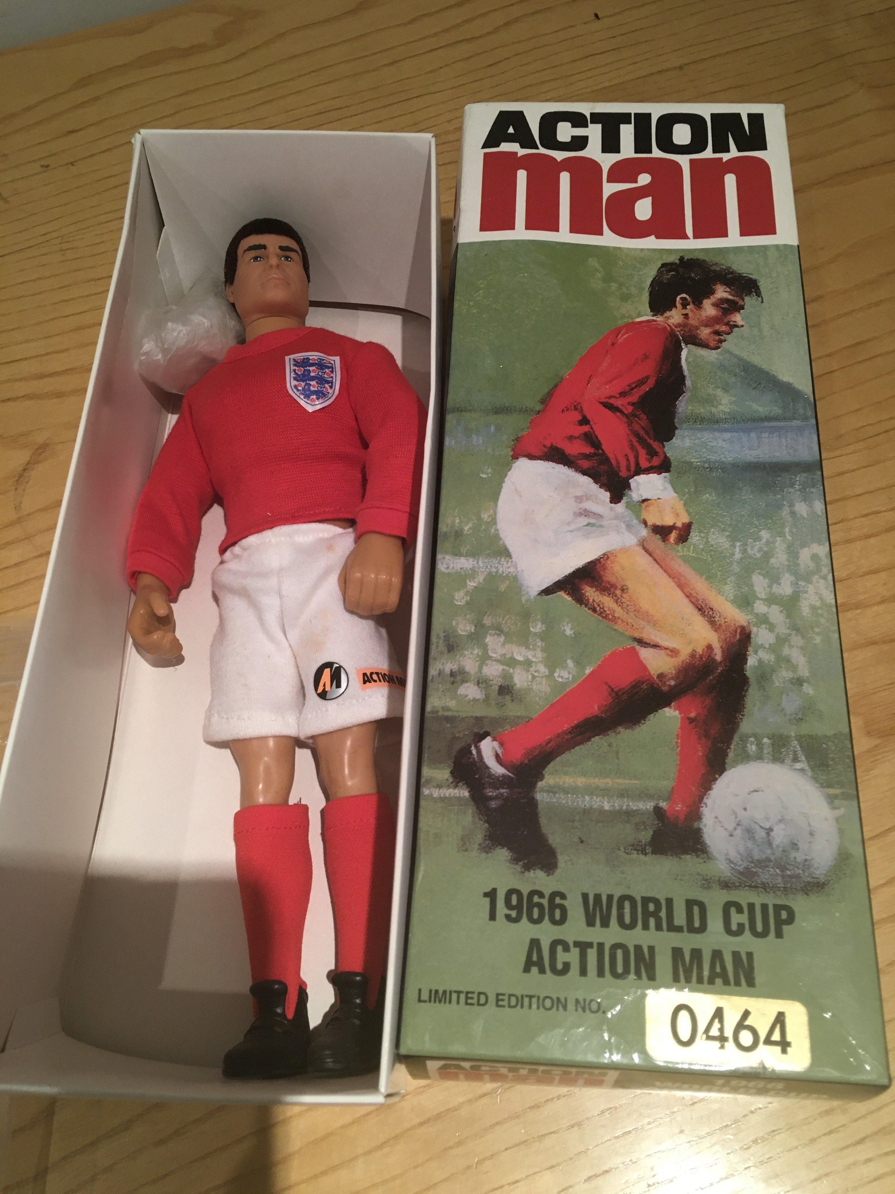England 1966 Boxed Action Man Figure: Limited Edition number 0464