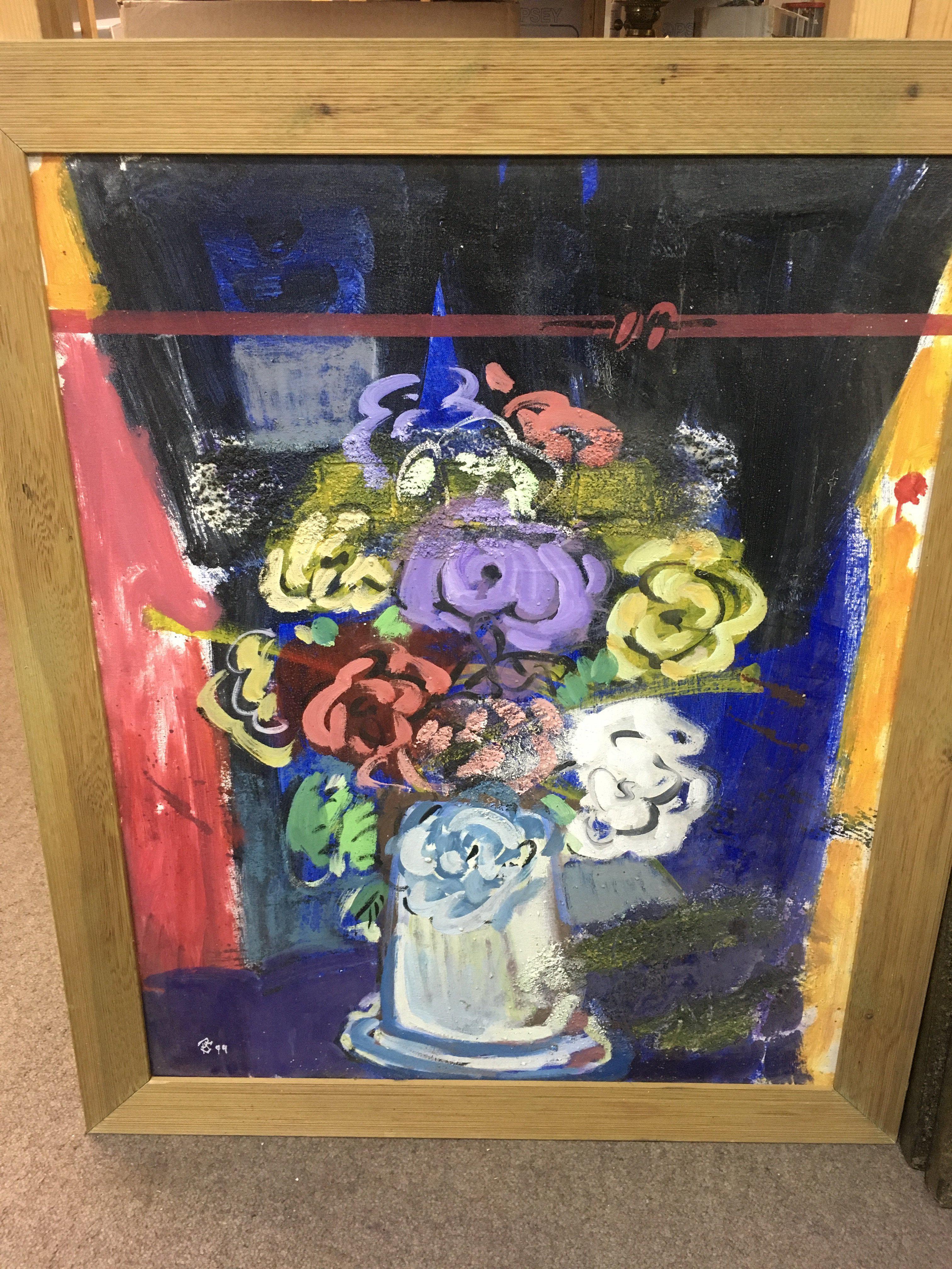 Pedro Antonio Saorin box (1944- Present) Spanish artist . Frame dimensions 78x93cm