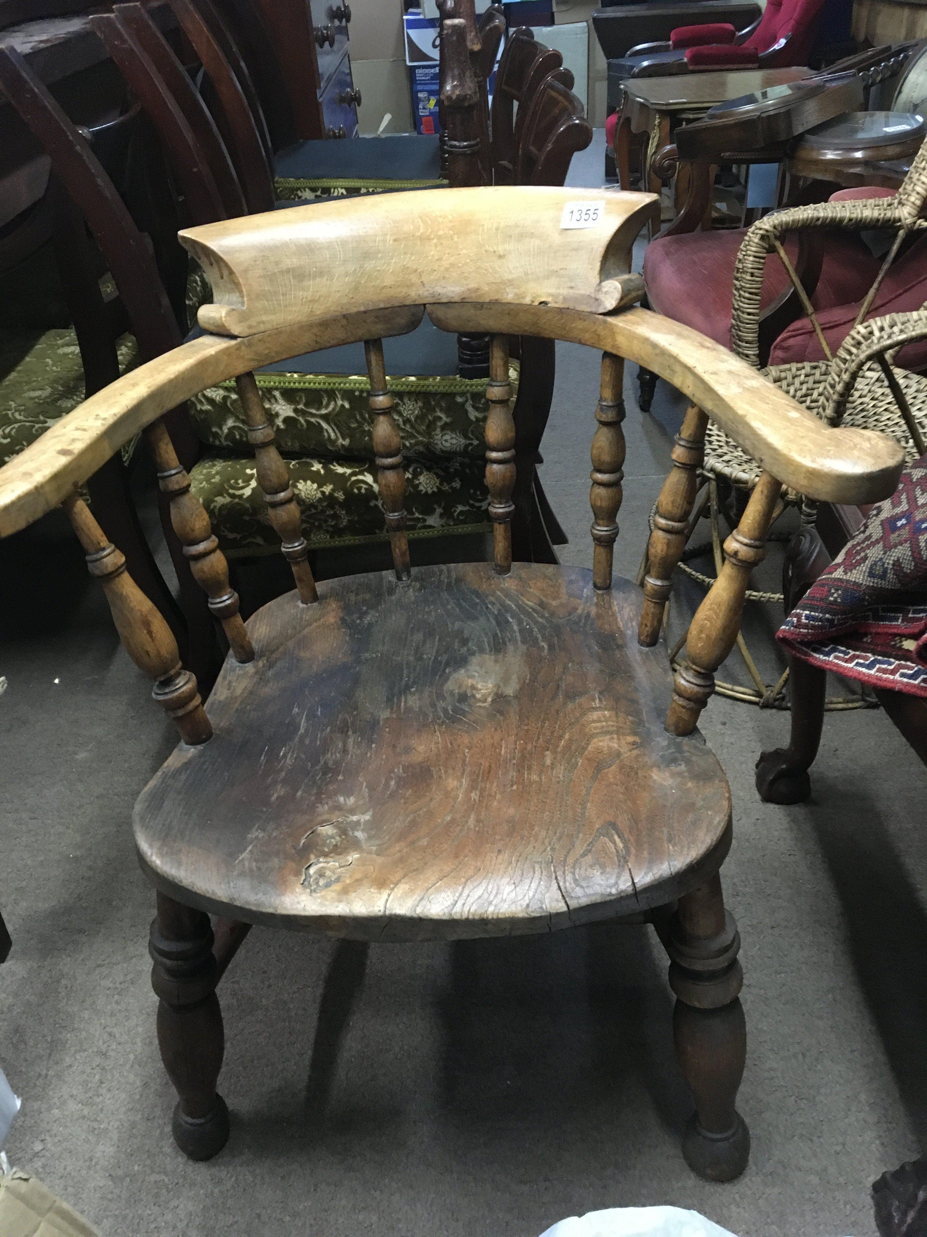 A Elm captains chair.