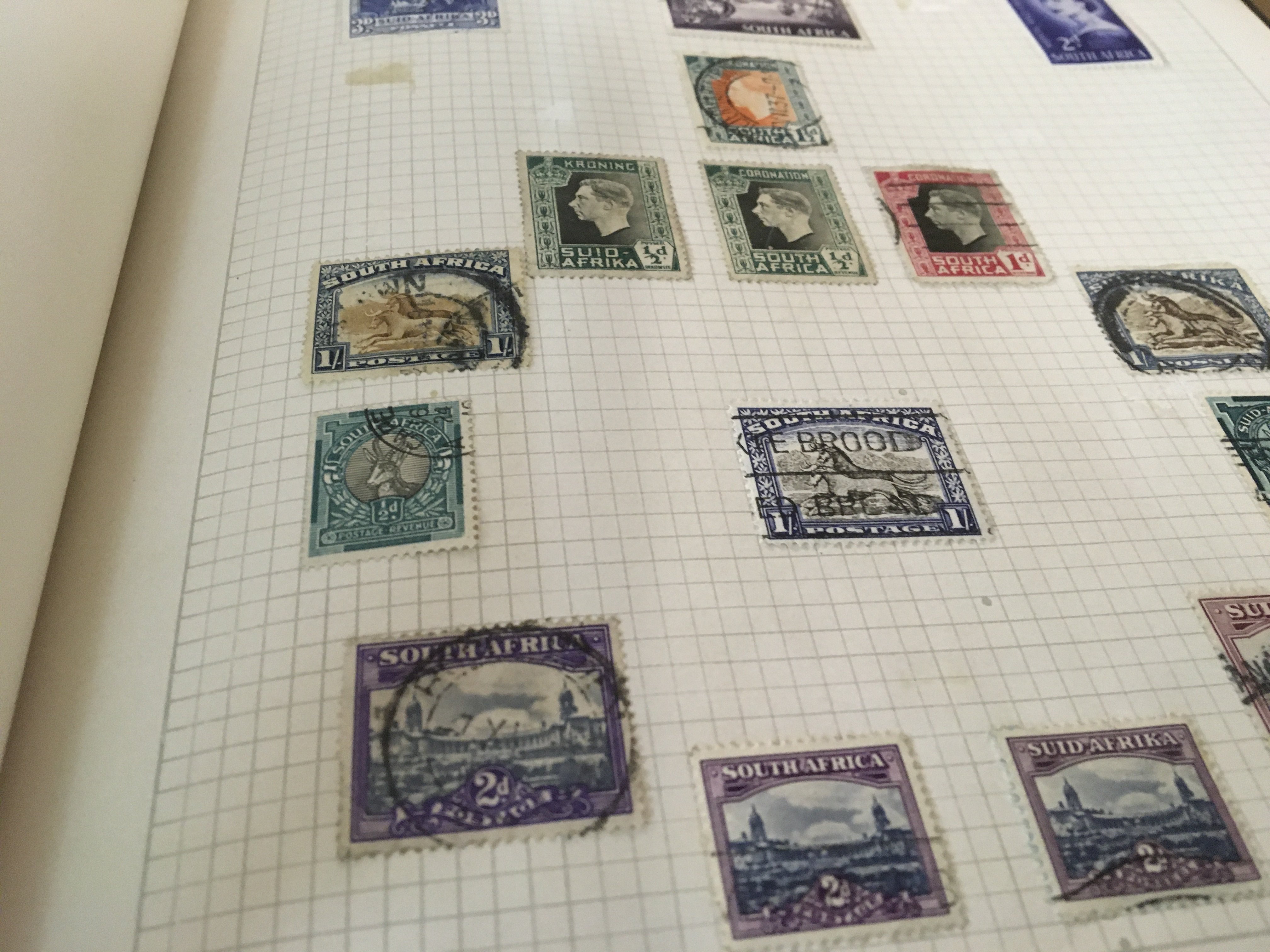 A collection of loose world stamps together with to albums including first day cover.